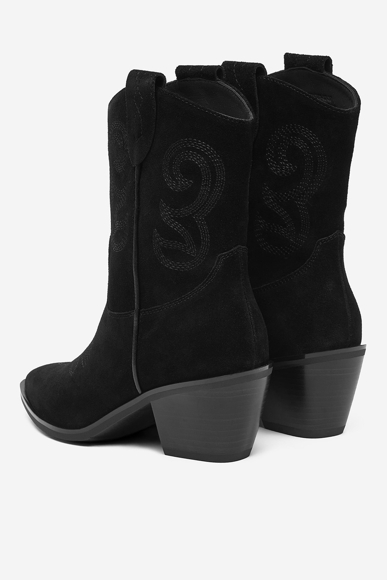 Kovbojská obuv Černá