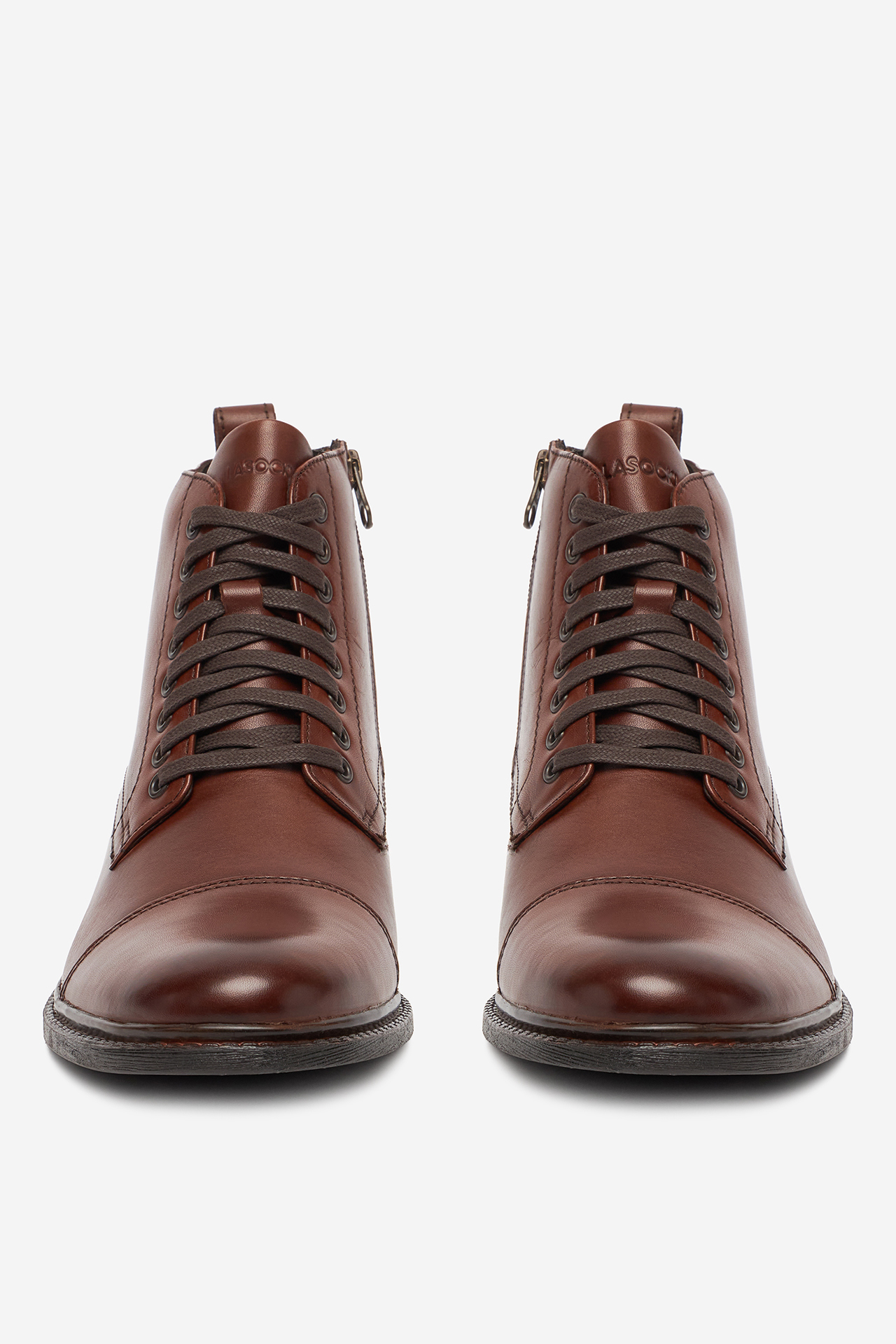 Kotníková obuv Hnědá