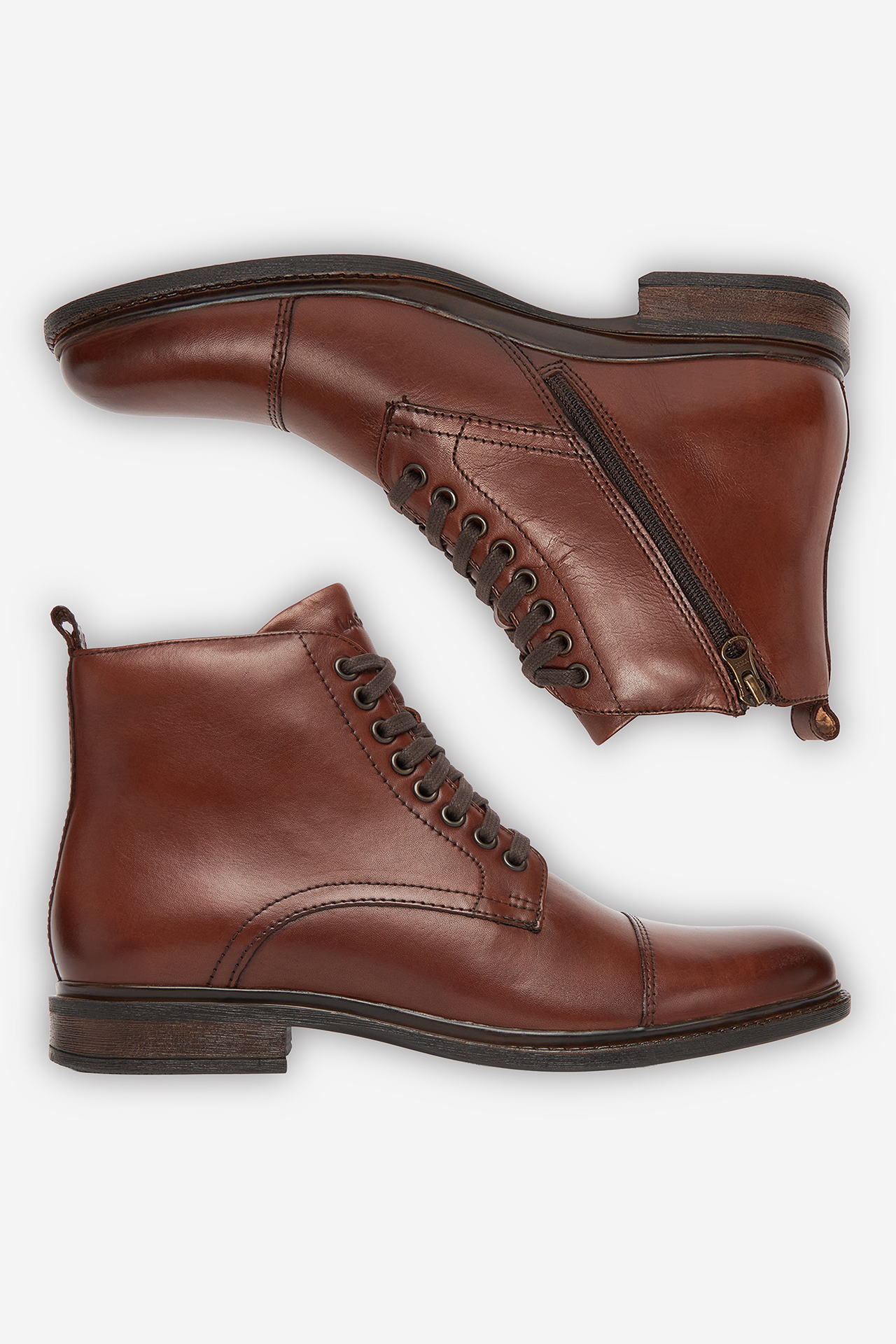 Kotníková obuv Hnědá