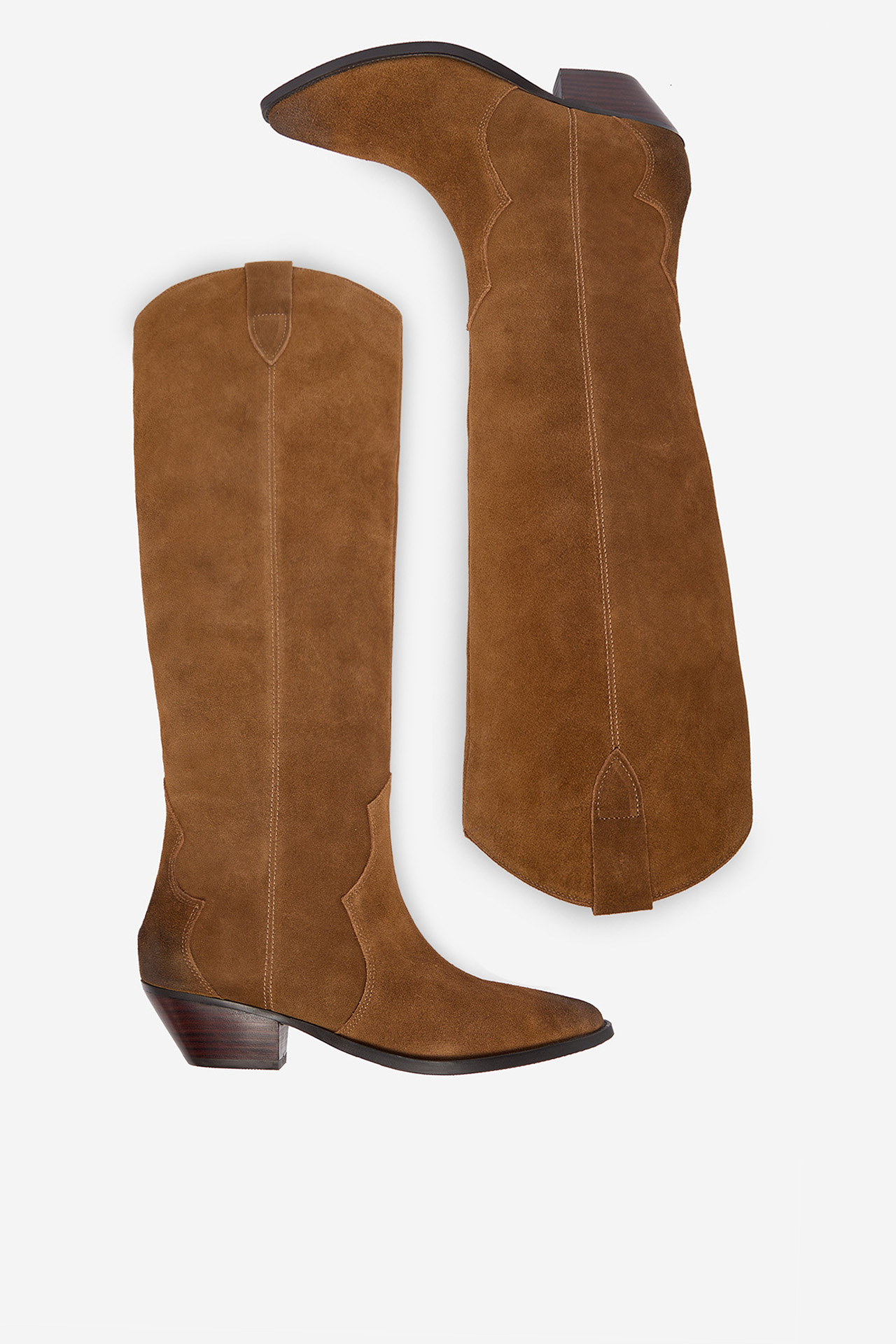 Kovbojská obuv Hnědá