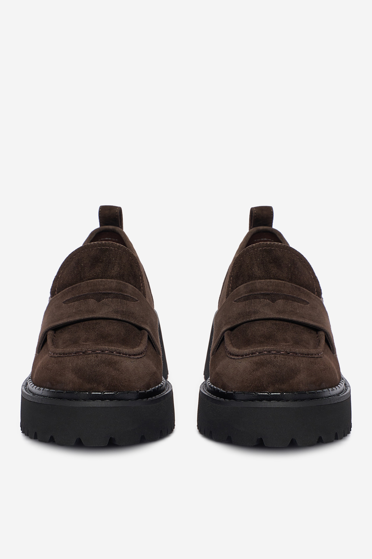 Čevlji brez vezalk Čokoladno rjava