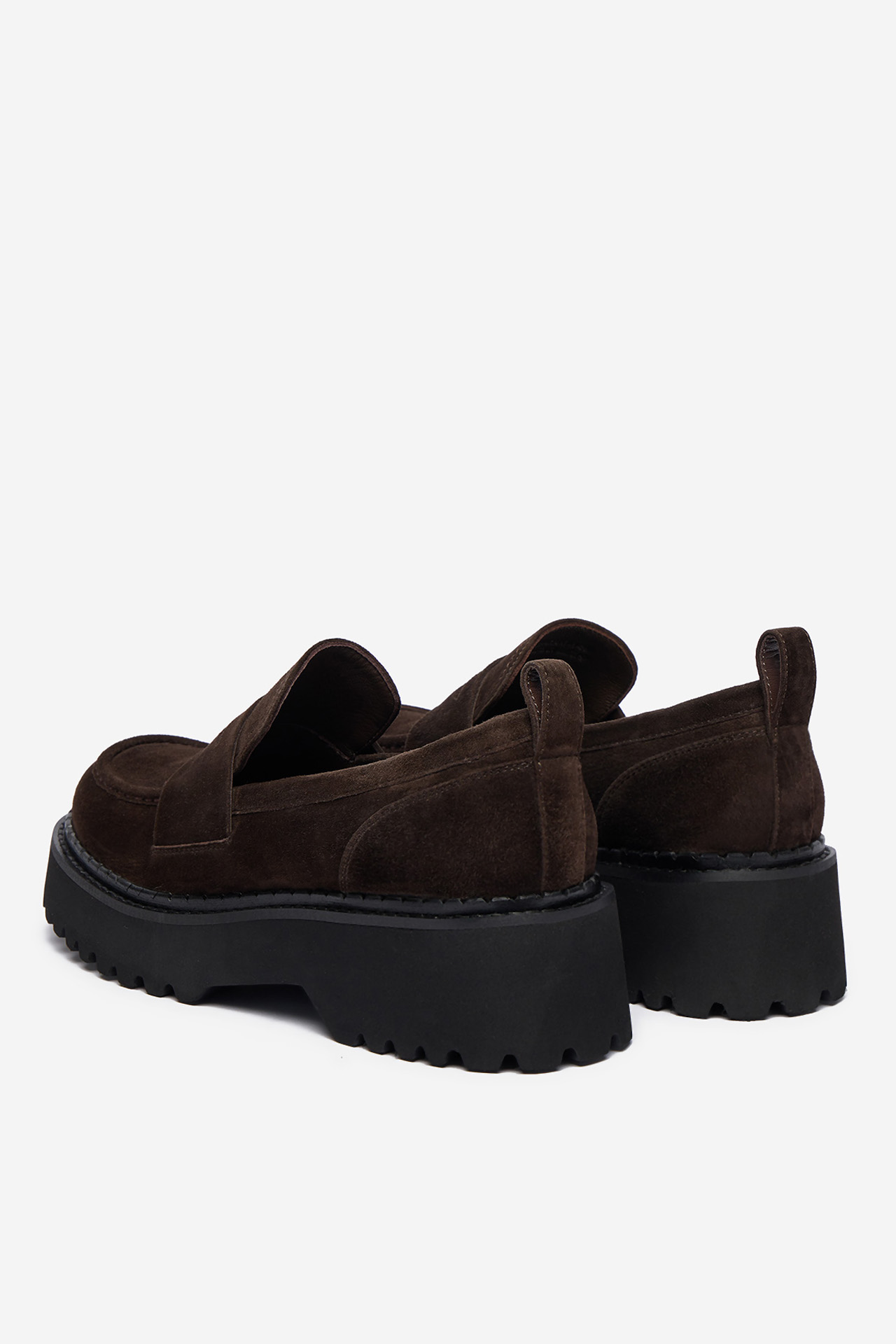 Čevlji brez vezalk Čokoladno rjava