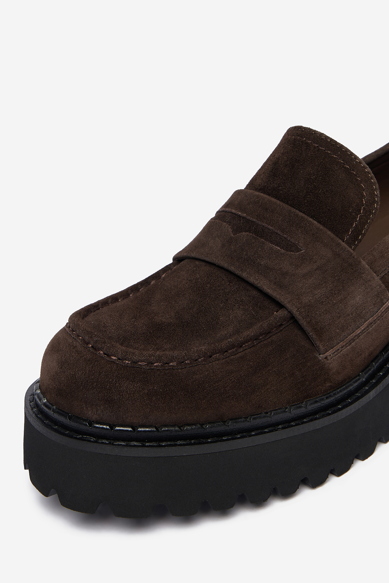 Čevlji brez vezalk Čokoladno rjava