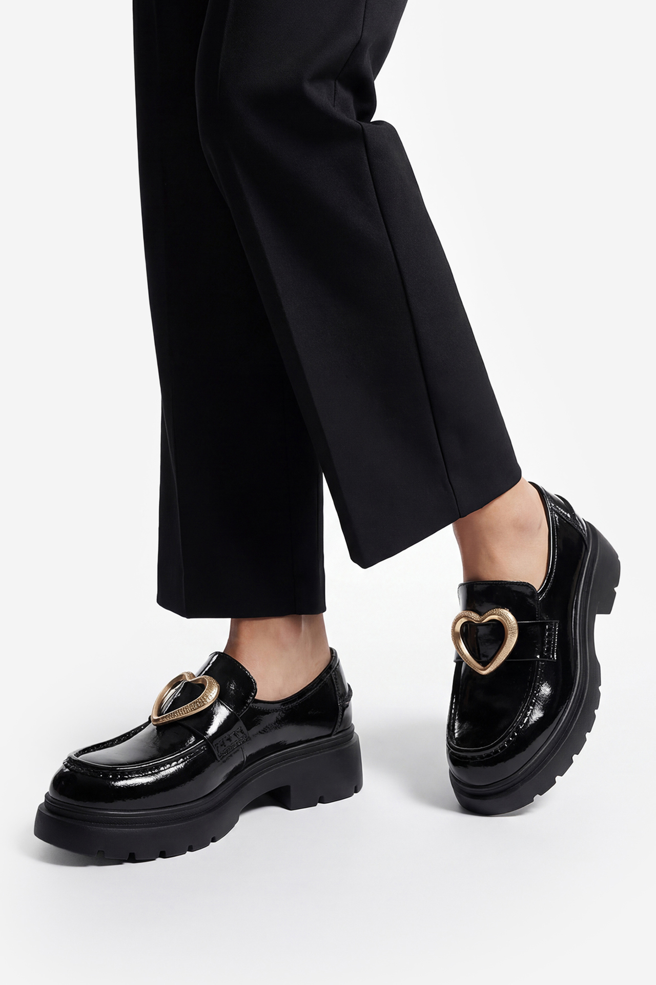 Čevlji brez vezalk Črna