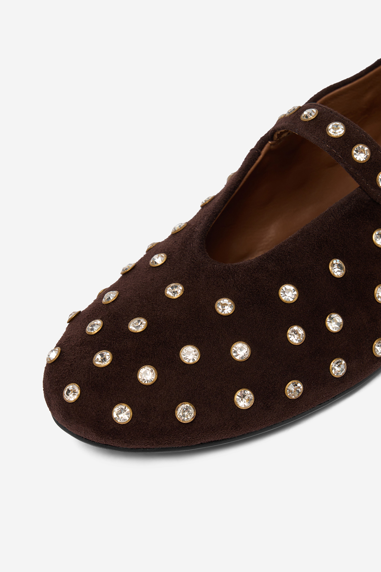 Baleríny Tmavě hnědá