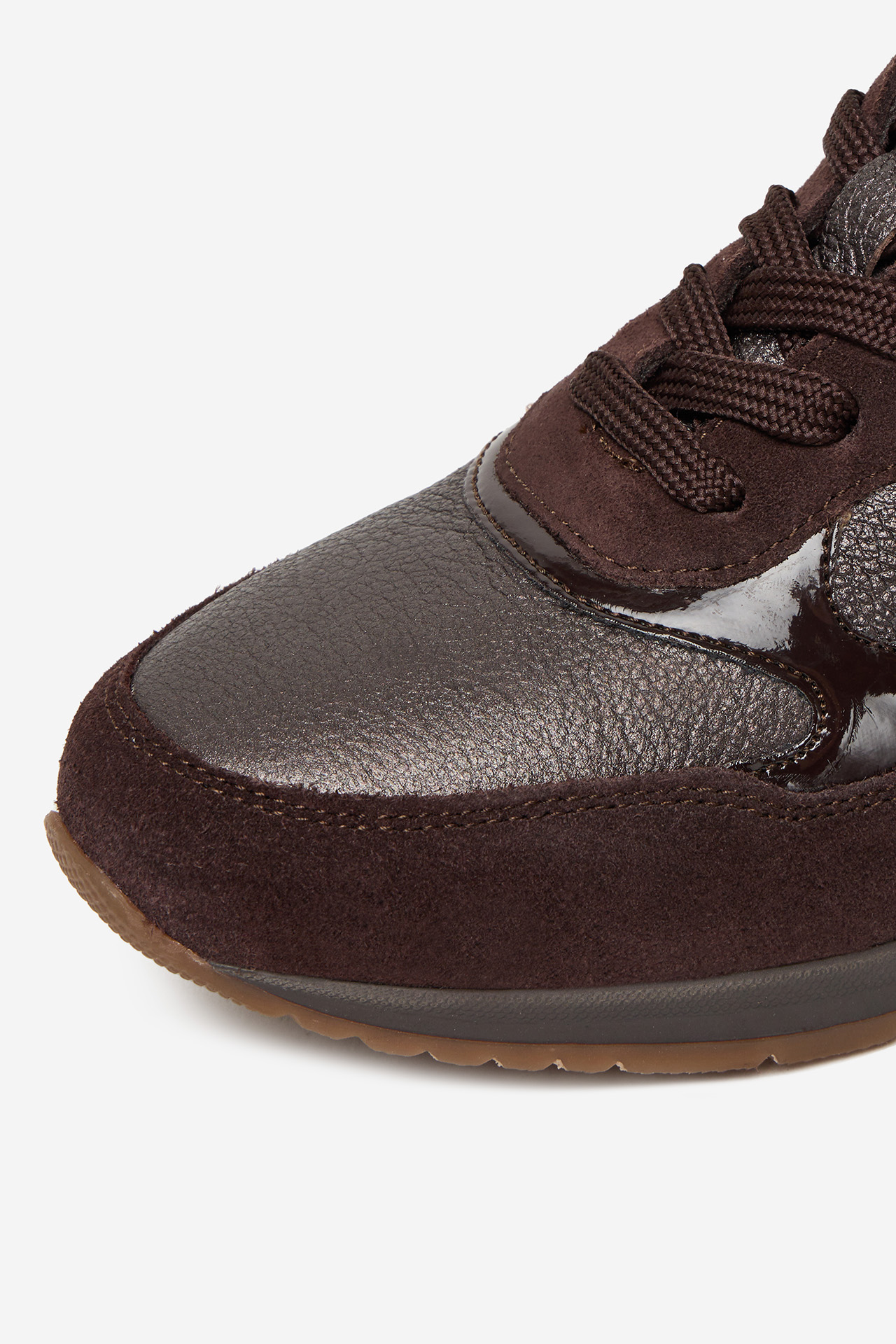 Sneakersy Tmavě hnědá