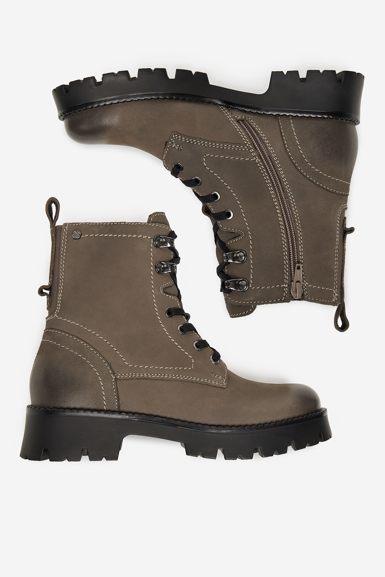 Kotníková obuv Zelená