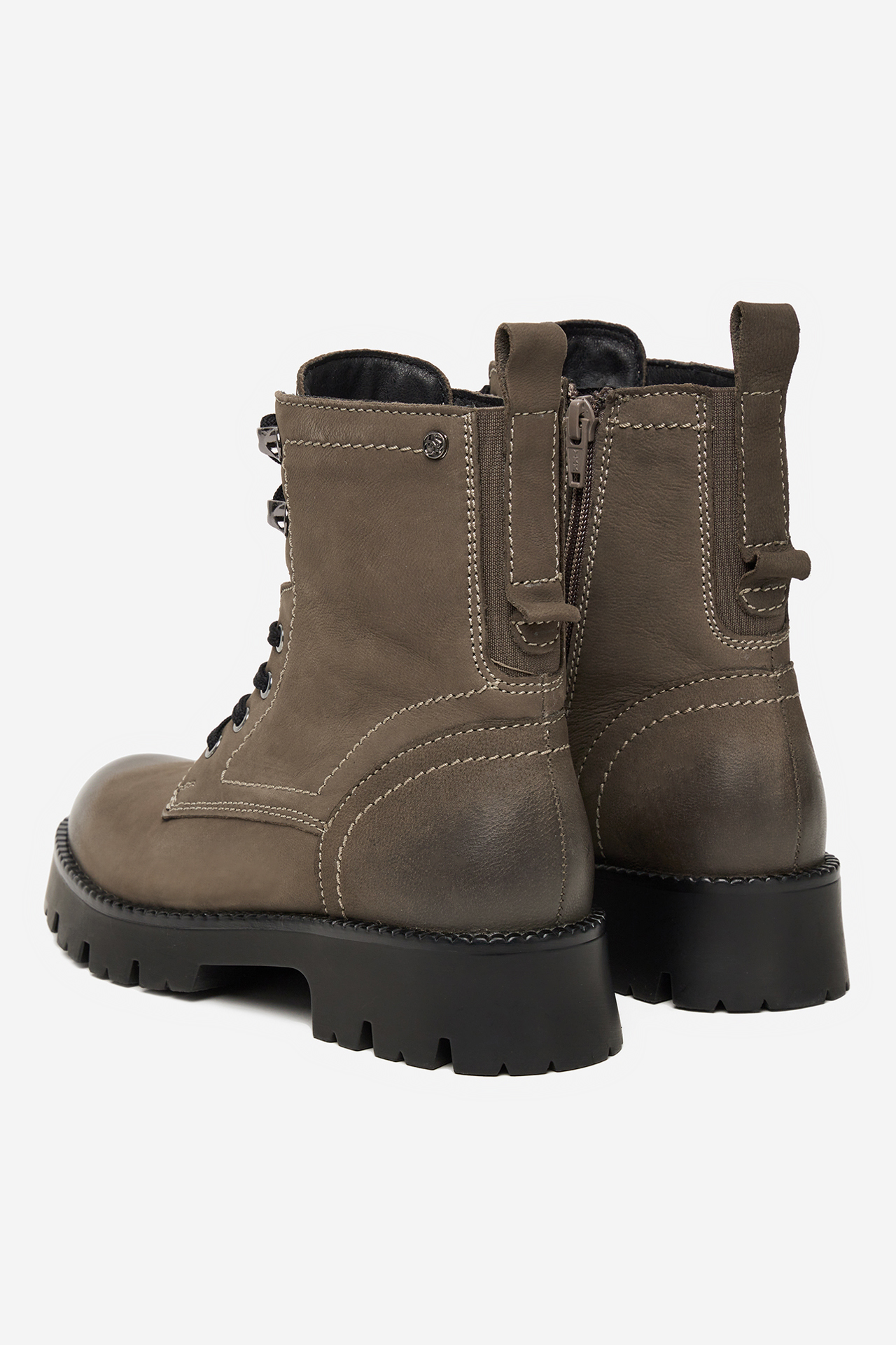 Kotníková obuv Zelená