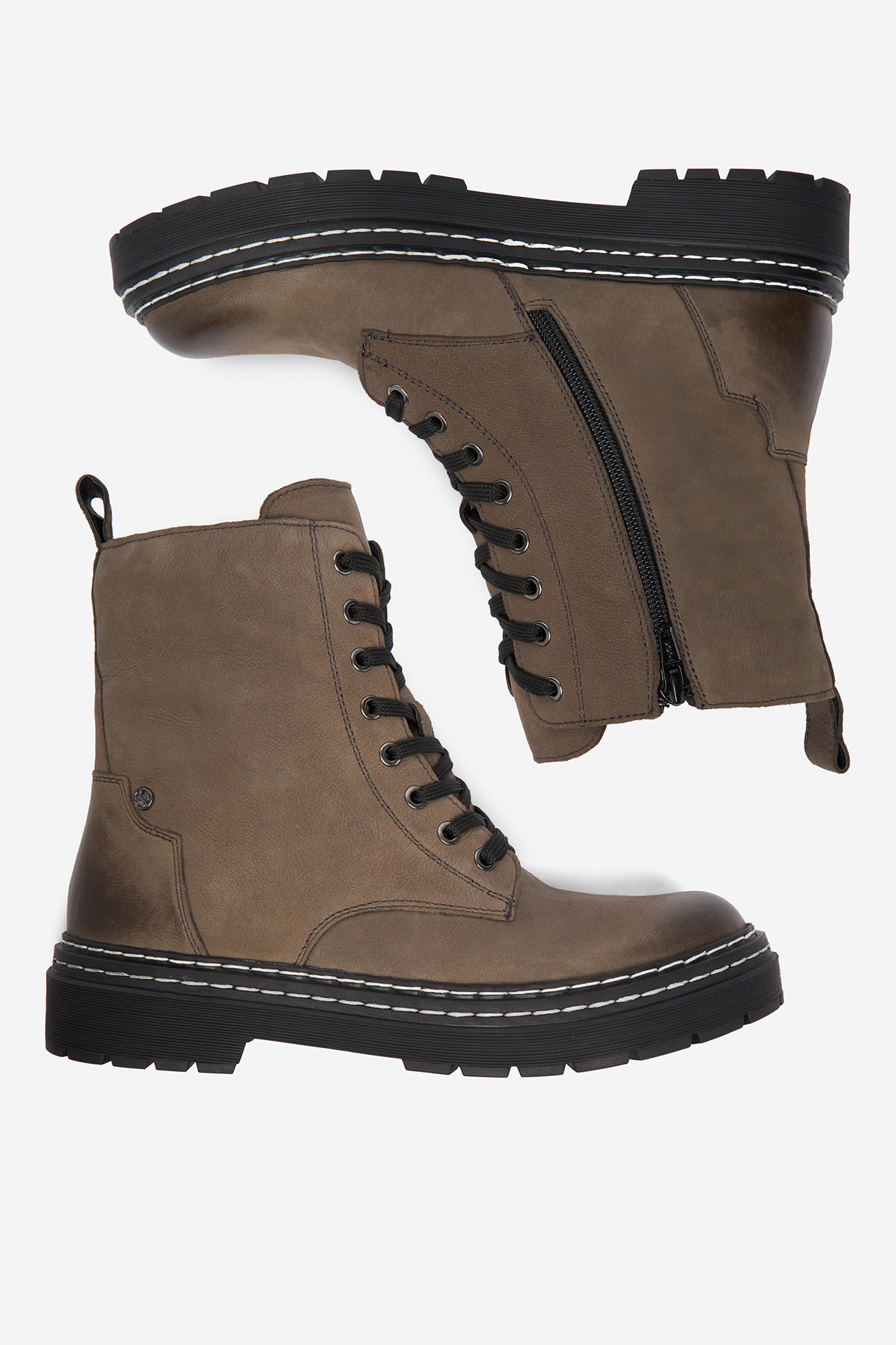 Kotníková obuv Šedá