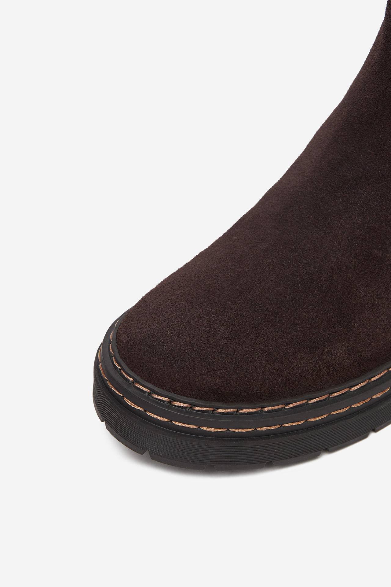 Gležnjače s vezicama Čokoladnosmeđe