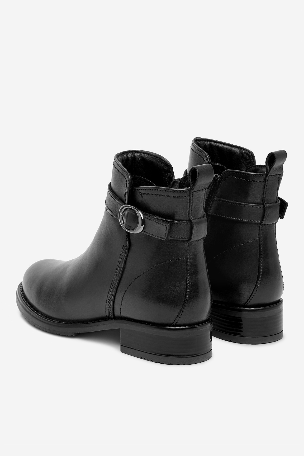 Členková obuv Čierna