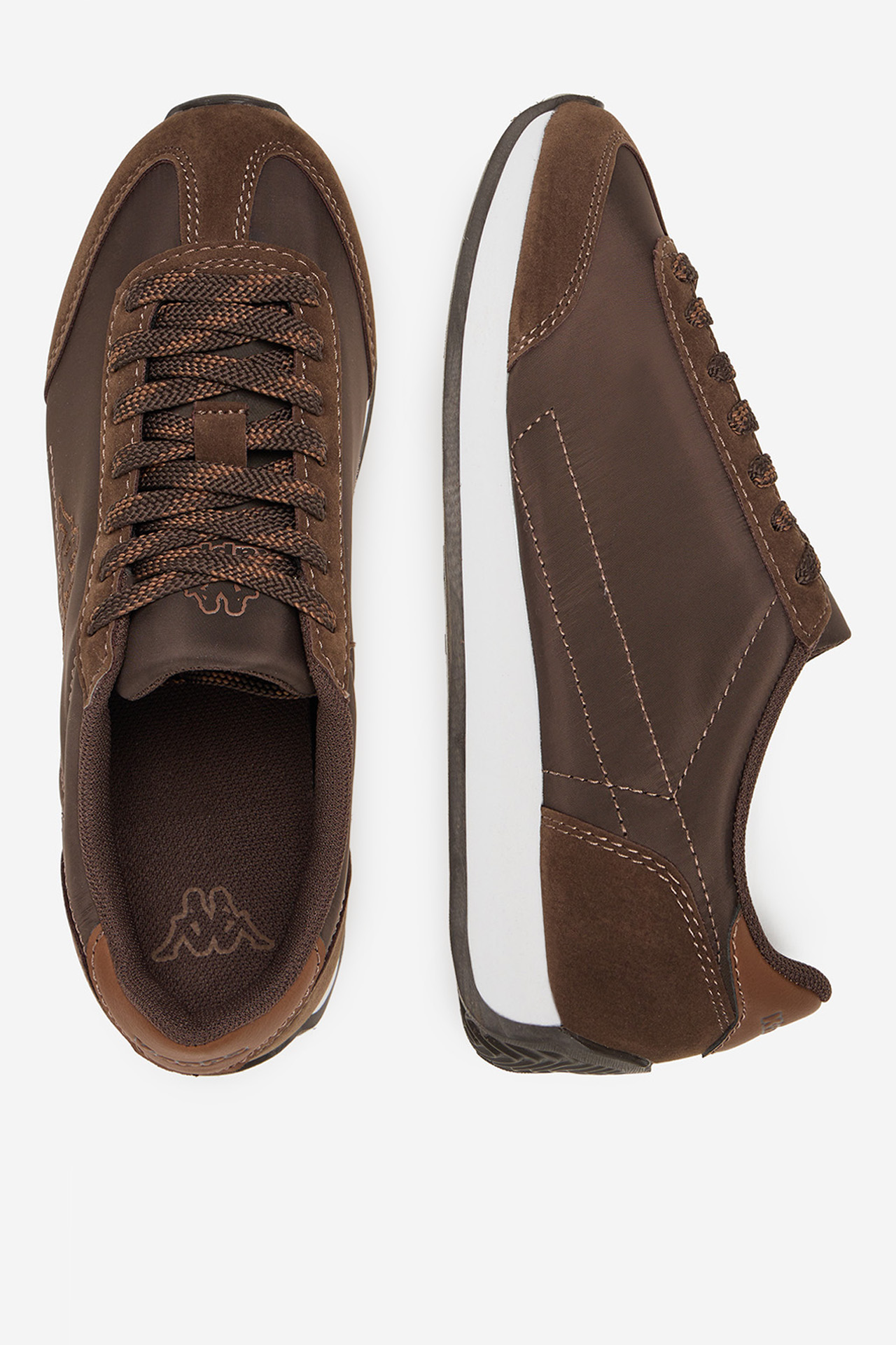 Sneakersy Tmavě hnědá