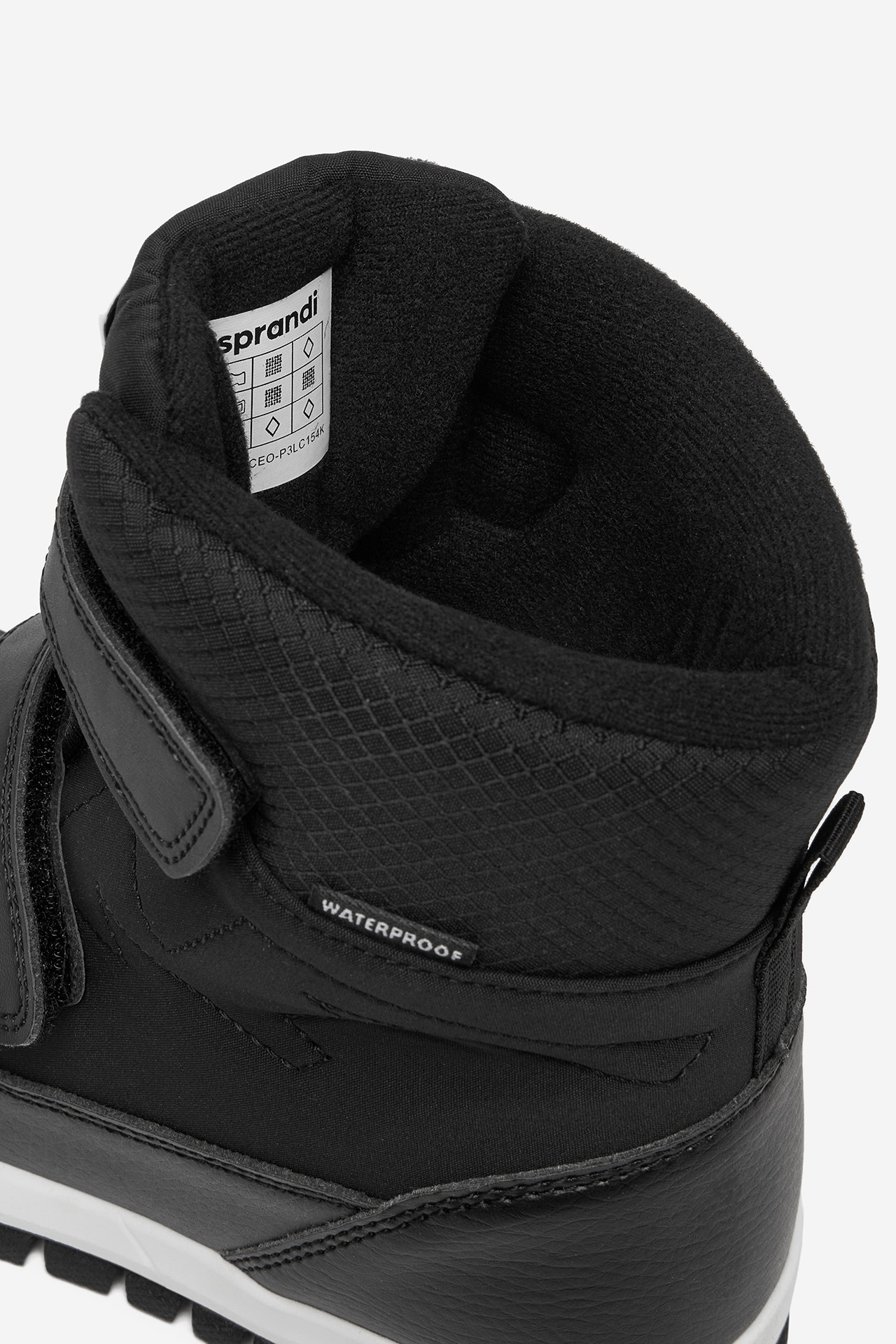 Šnurovacie topánky Čierna