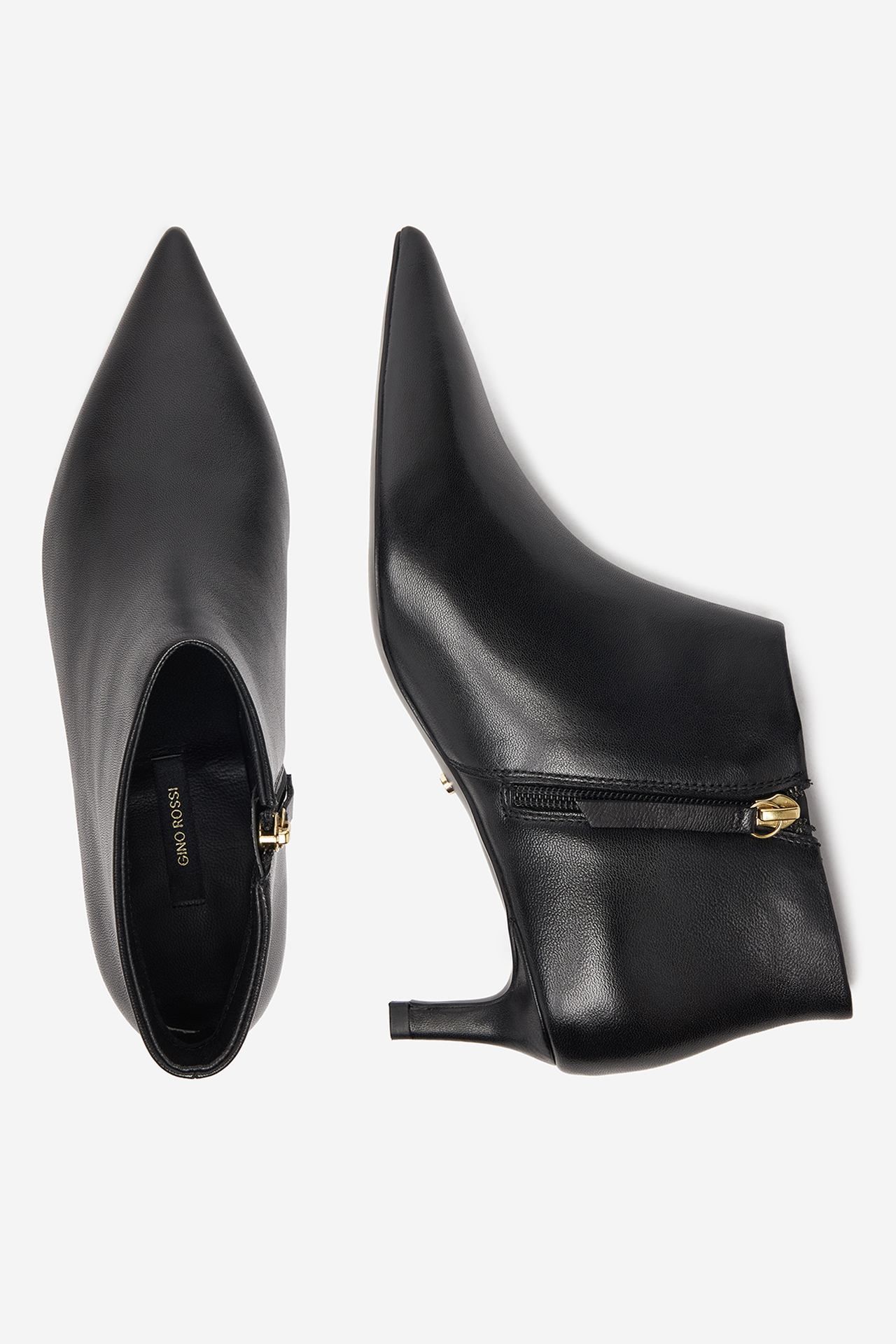 Gležnjače s vezicama Crno