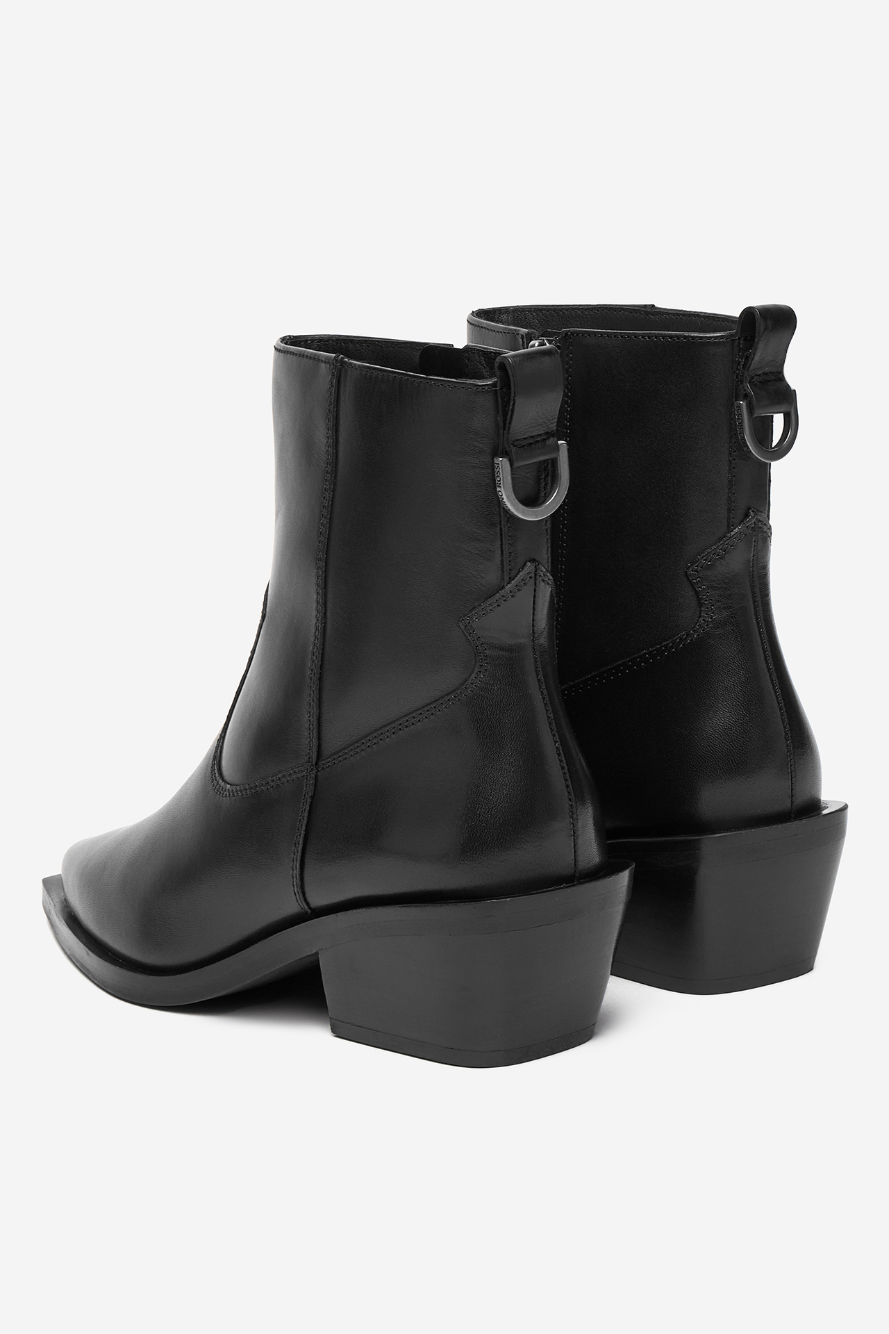 Kavbojski škornji Črna