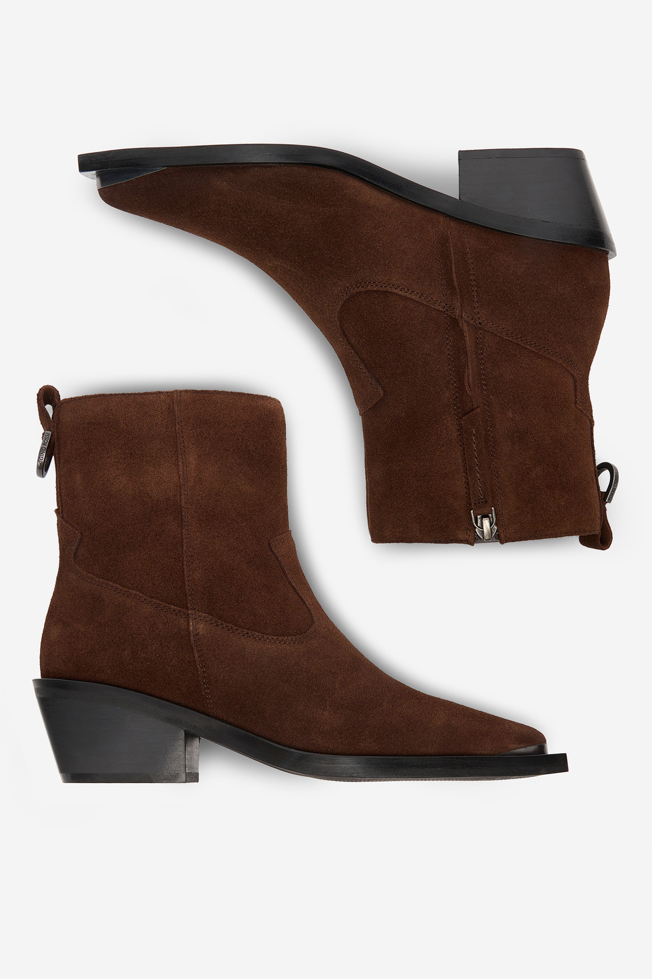 Kavbojski škornji Čokoladno rjava