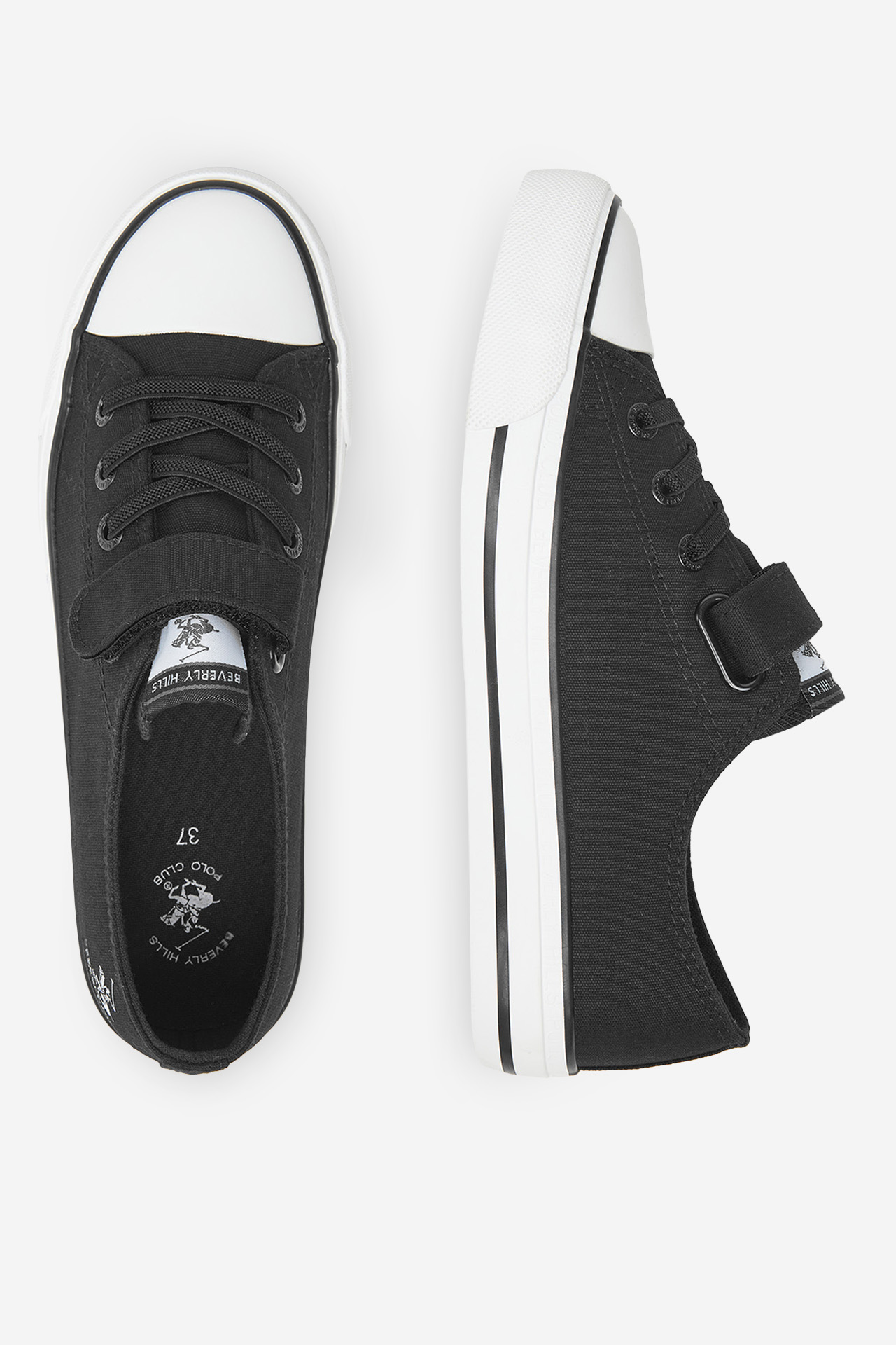 Platnene superge Črna