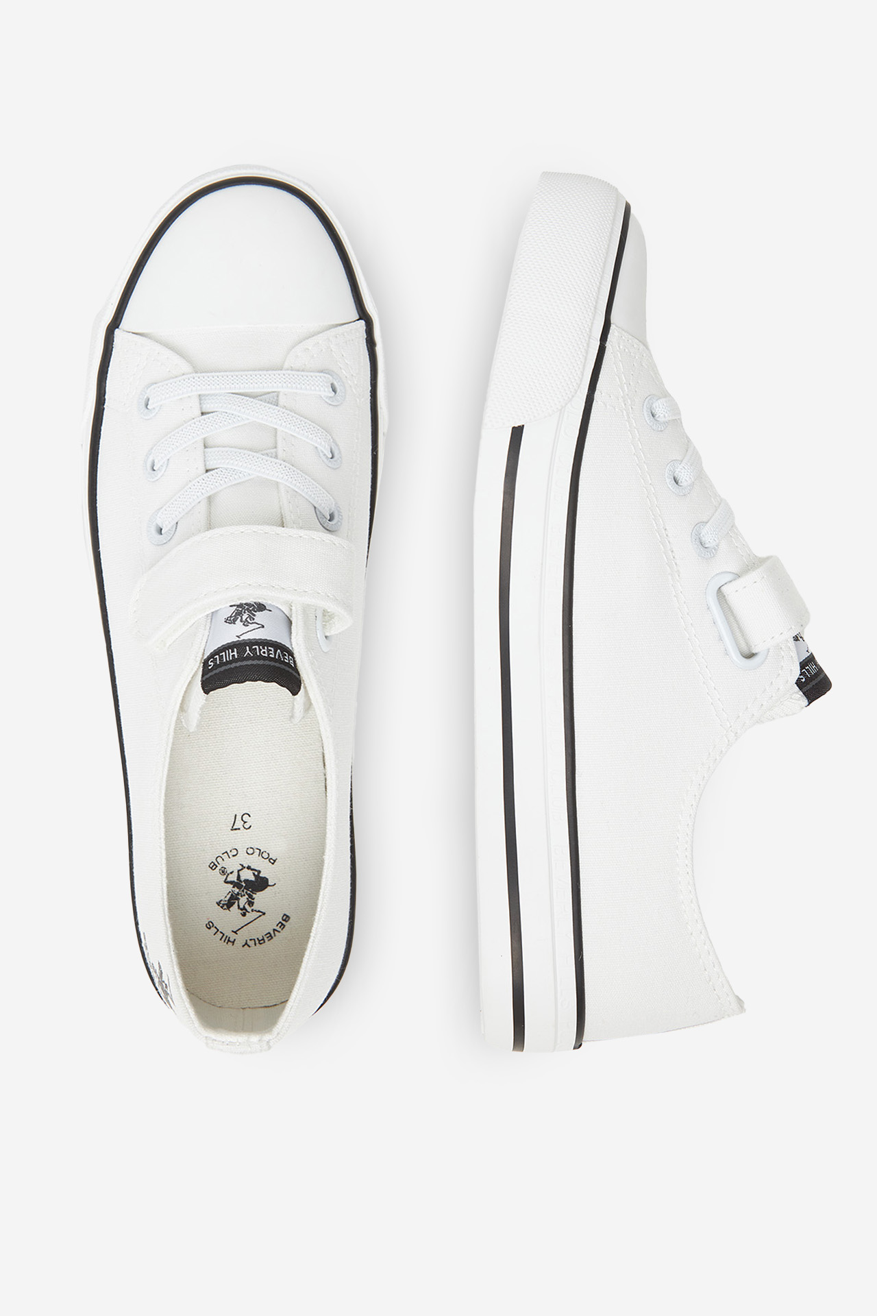 Platnene superge Bela