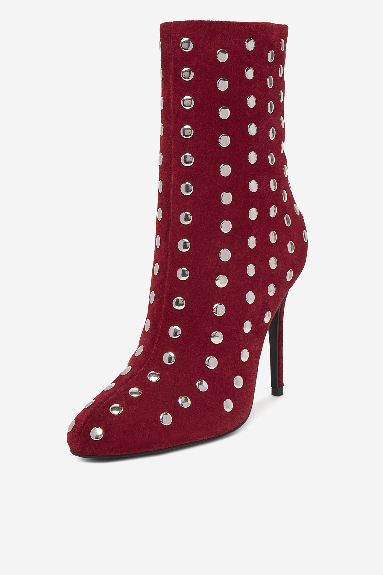 Škornji Bordo rdeča