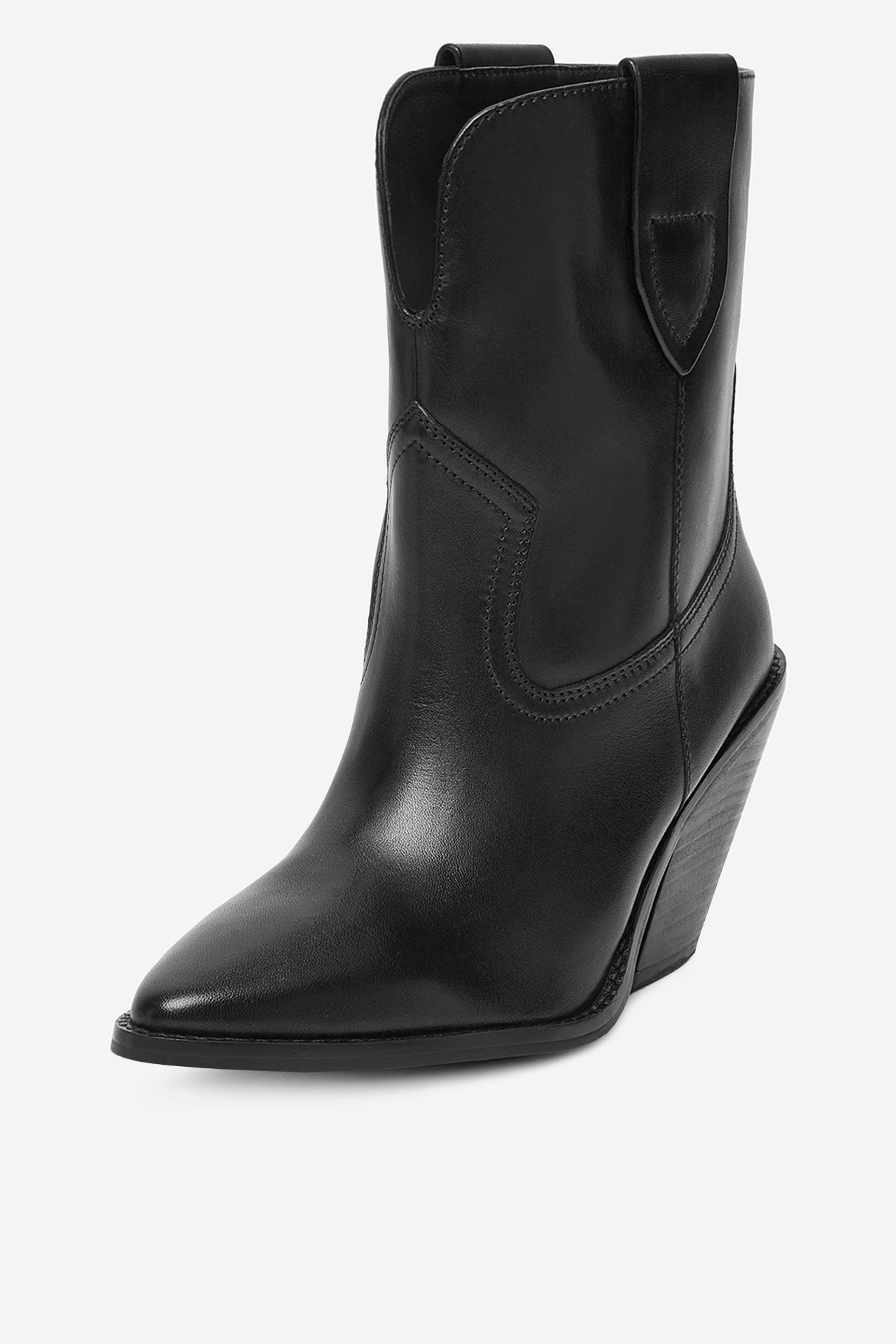 Kovbojská obuv Černá