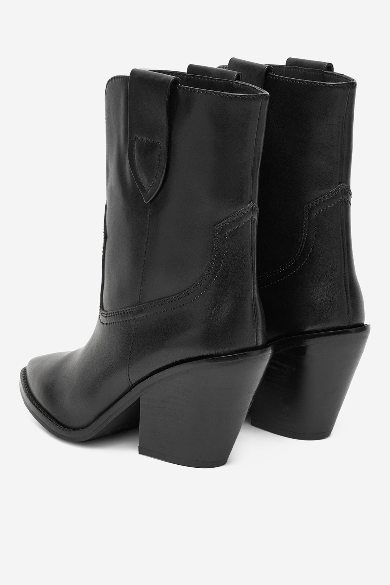 Kovbojská obuv Černá