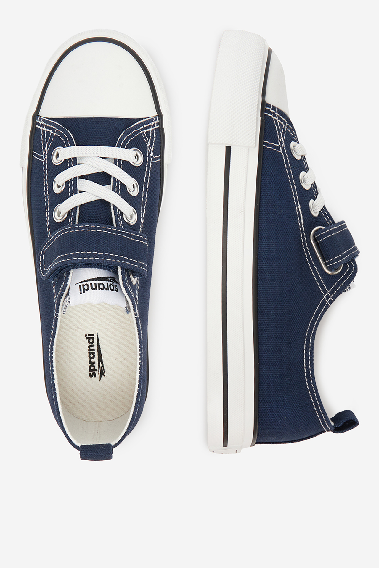 Platnene superge Mornarsko modra