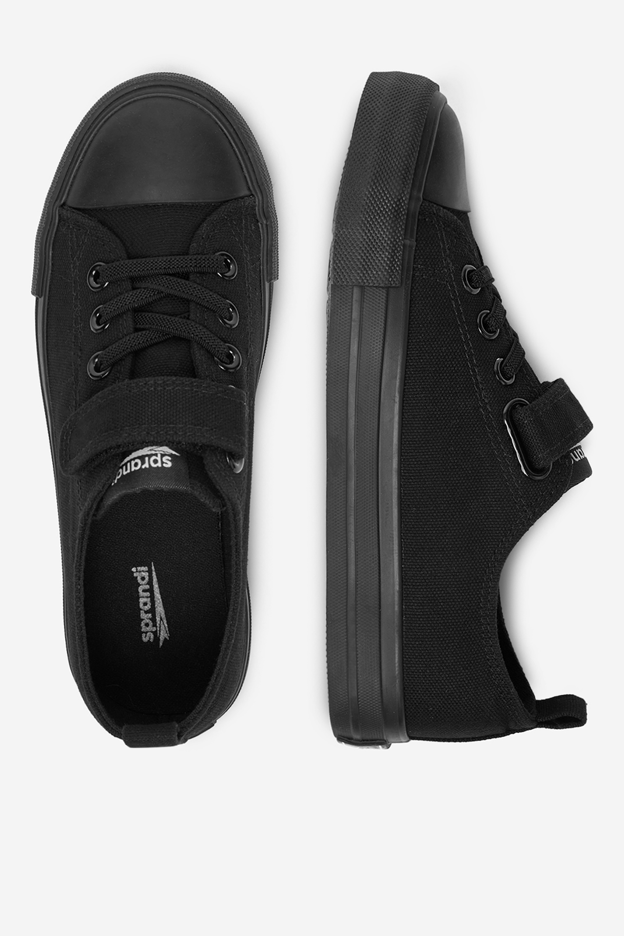 Platnene superge Črna