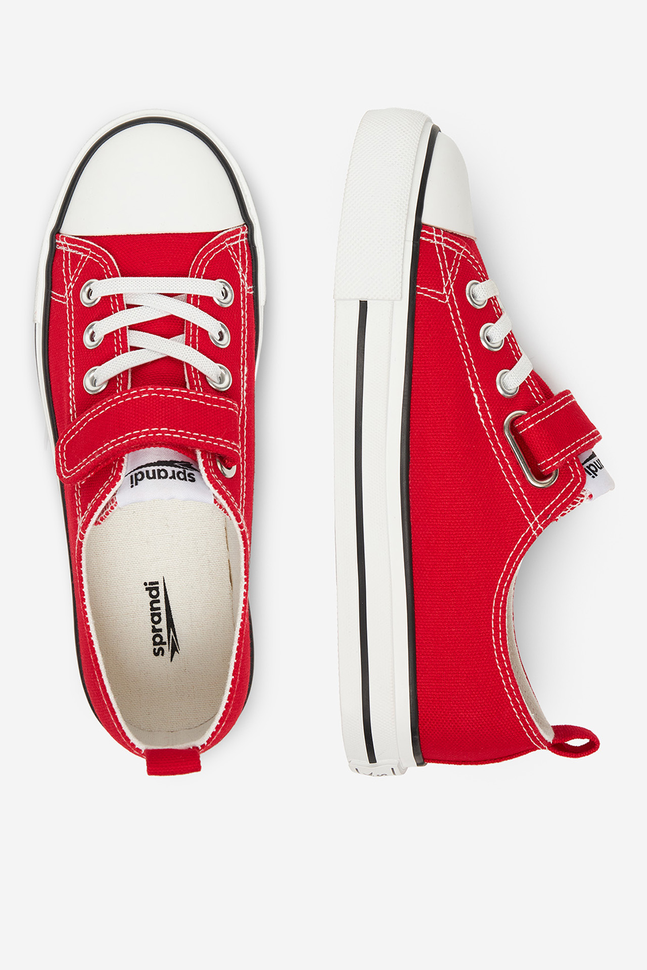 Platnene superge Rdeča