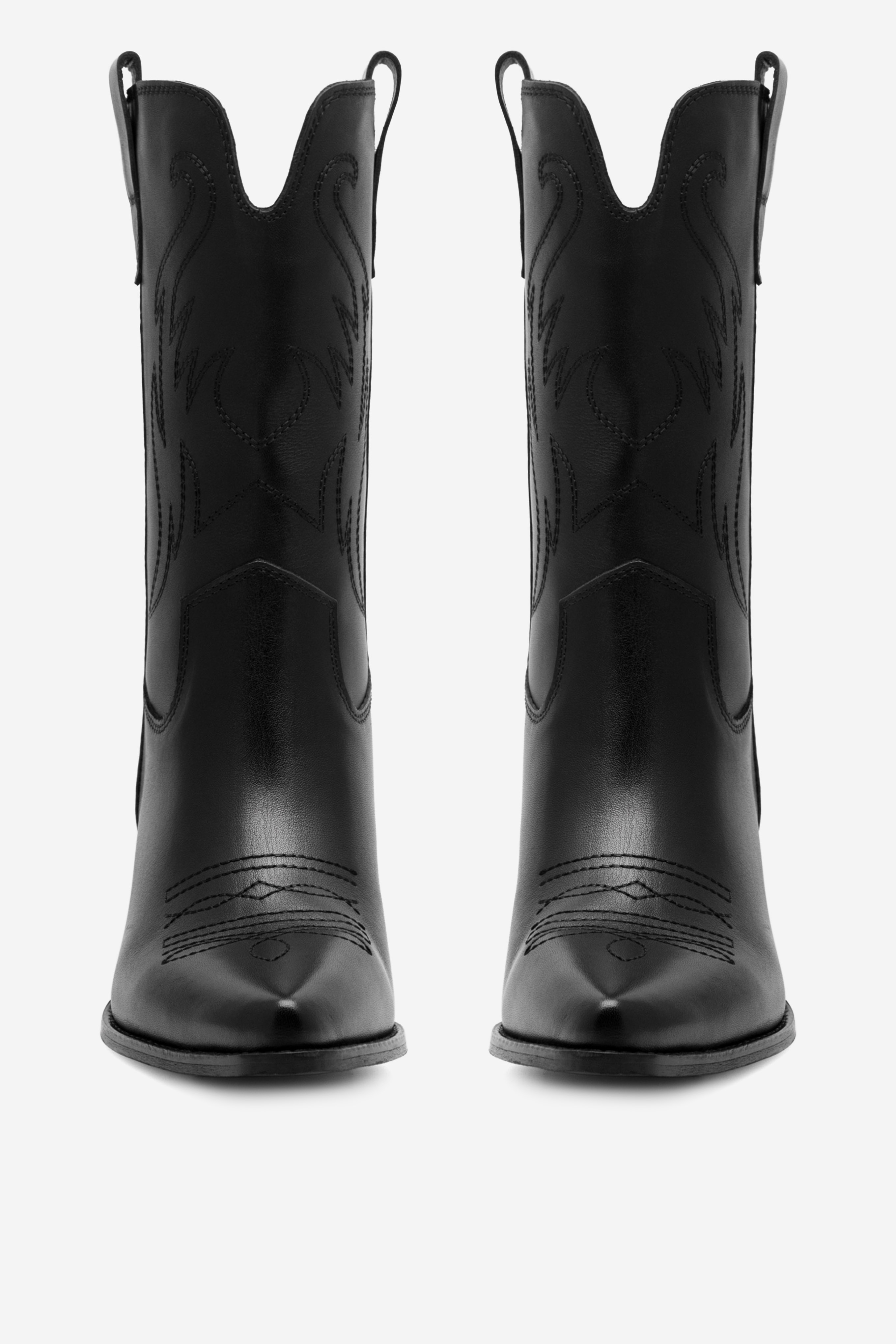 Kovbojská obuv Černá