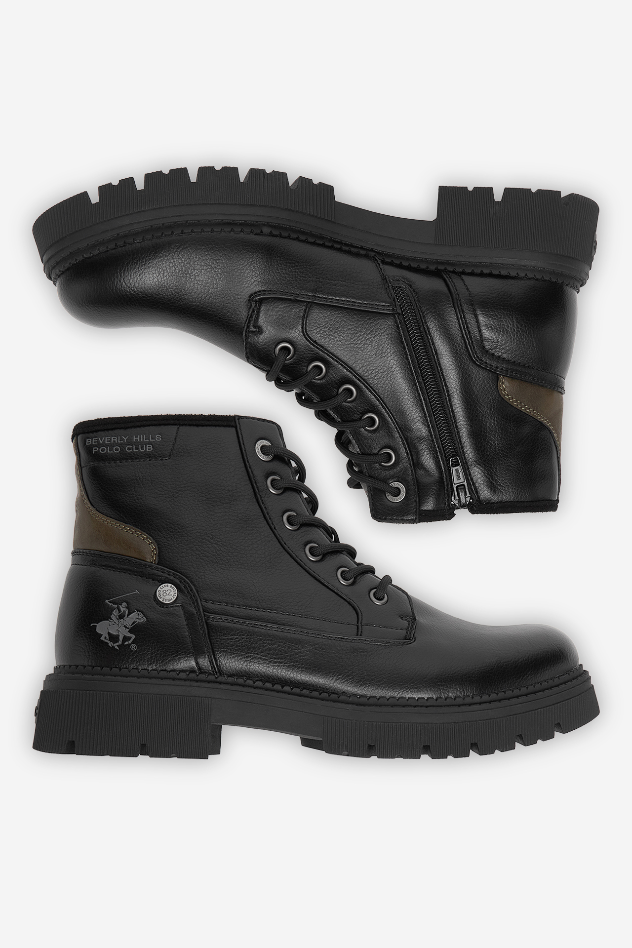 Šnurovacie topánky Čierna