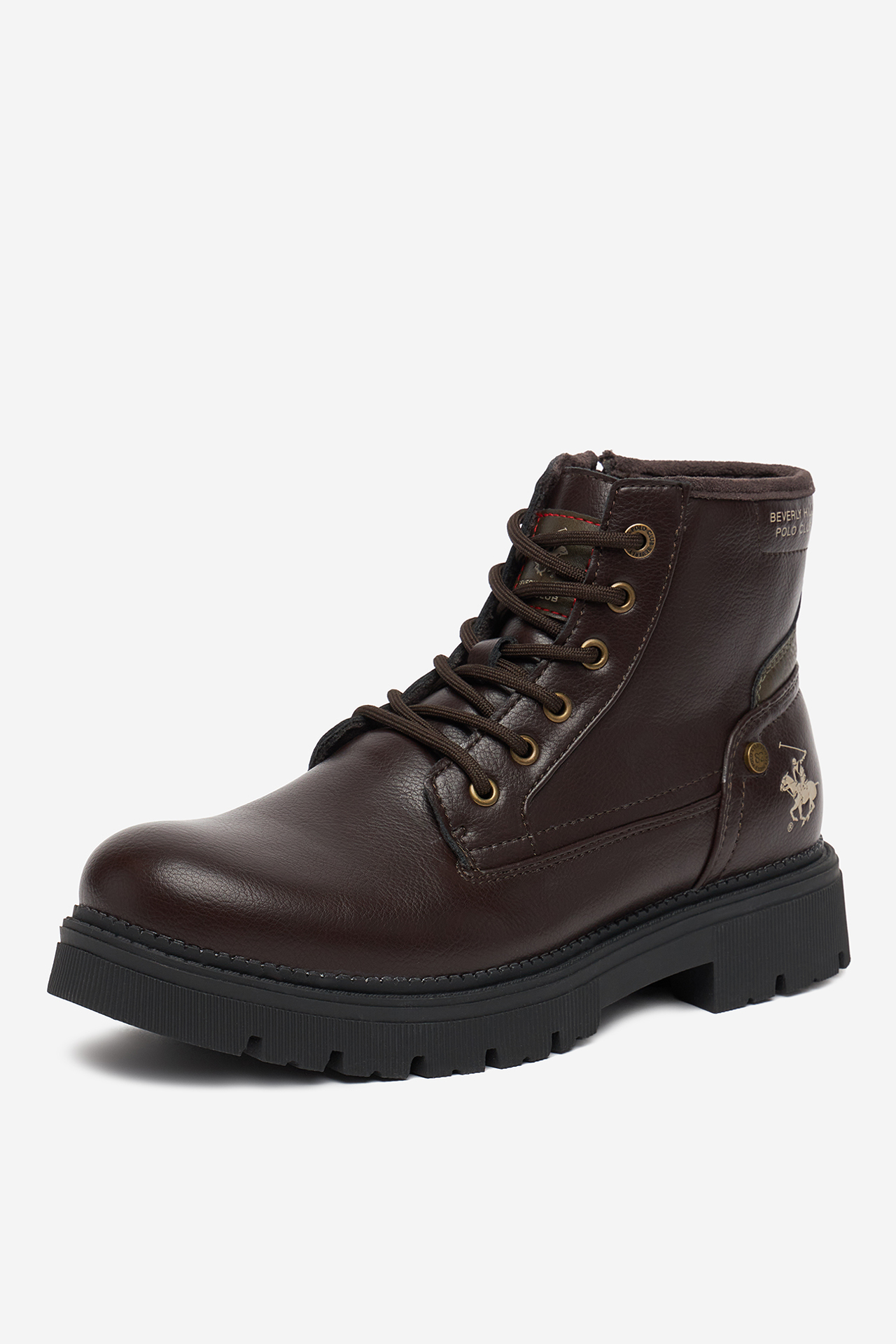 Kotníková obuv Tmavě hnědá