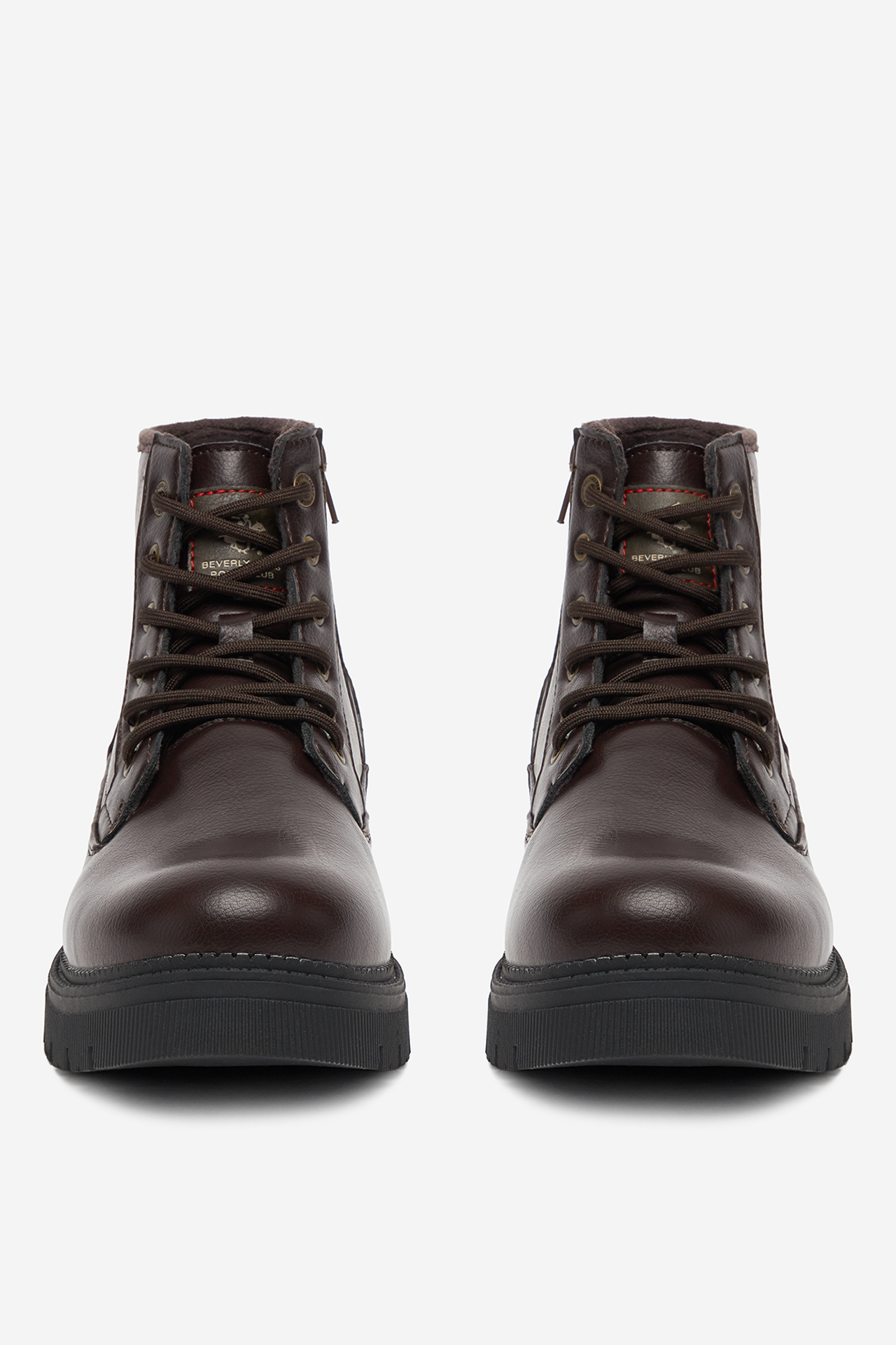 Kotníková obuv Tmavě hnědá