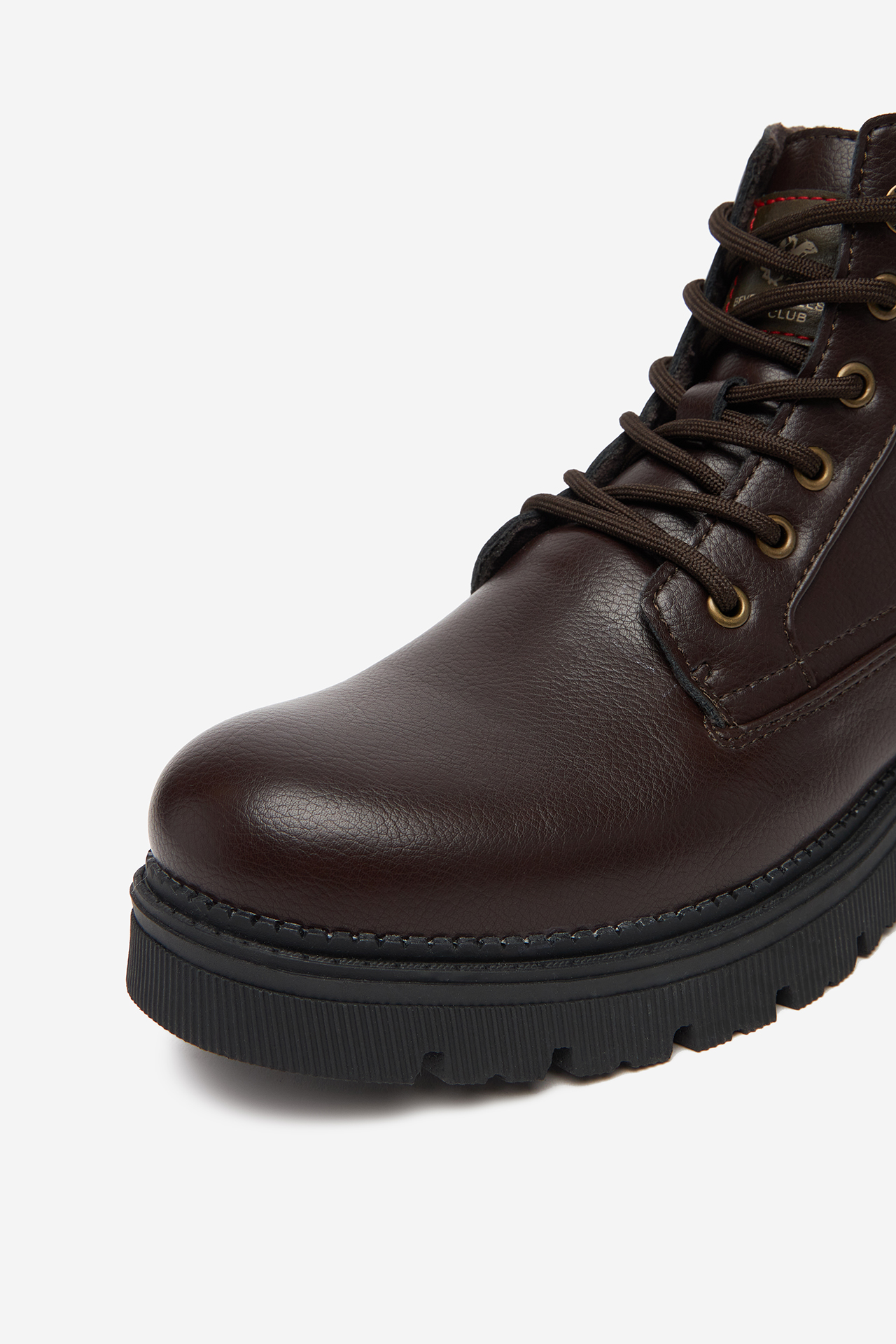 Kotníková obuv Tmavě hnědá