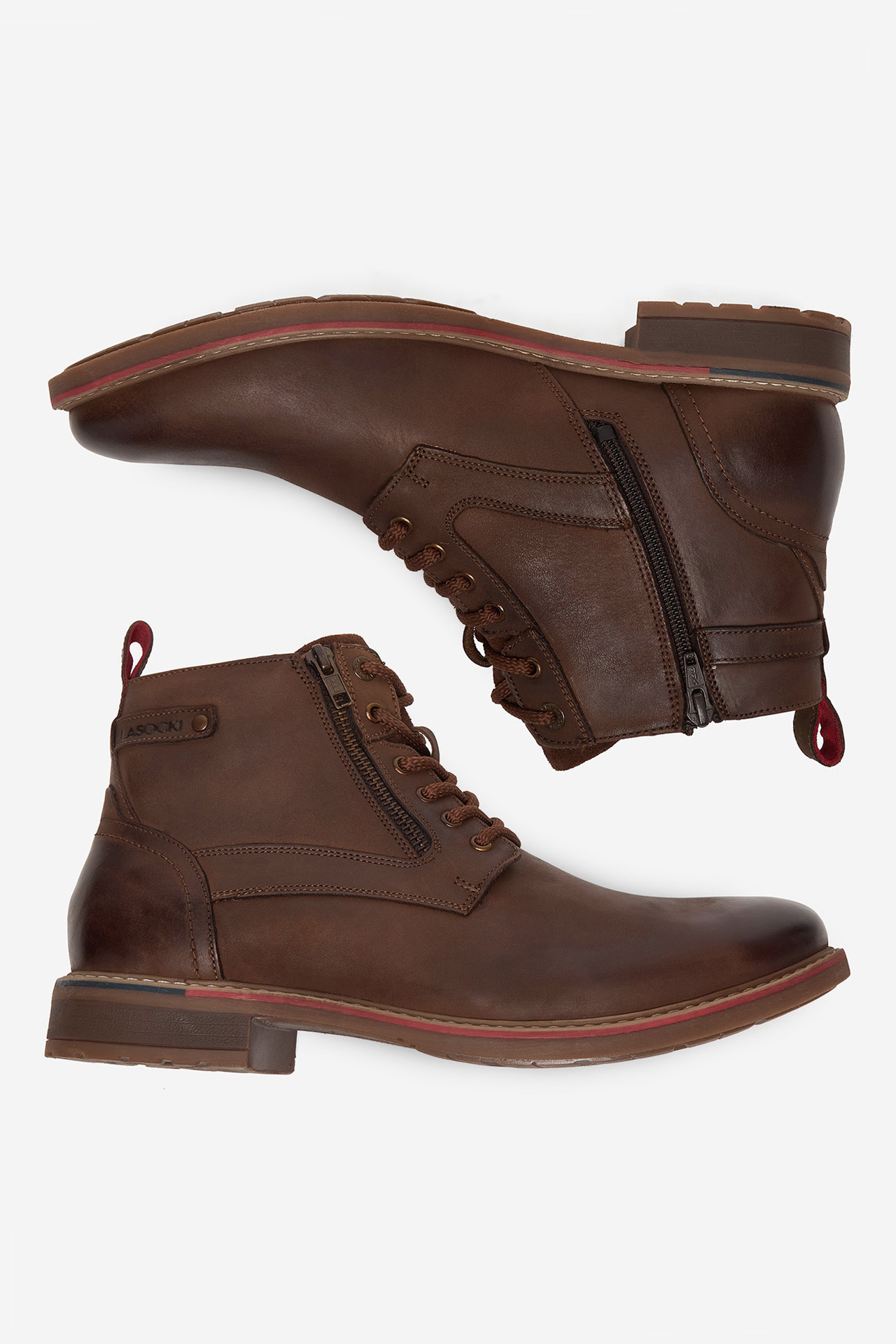 Kotníková obuv Hnědá