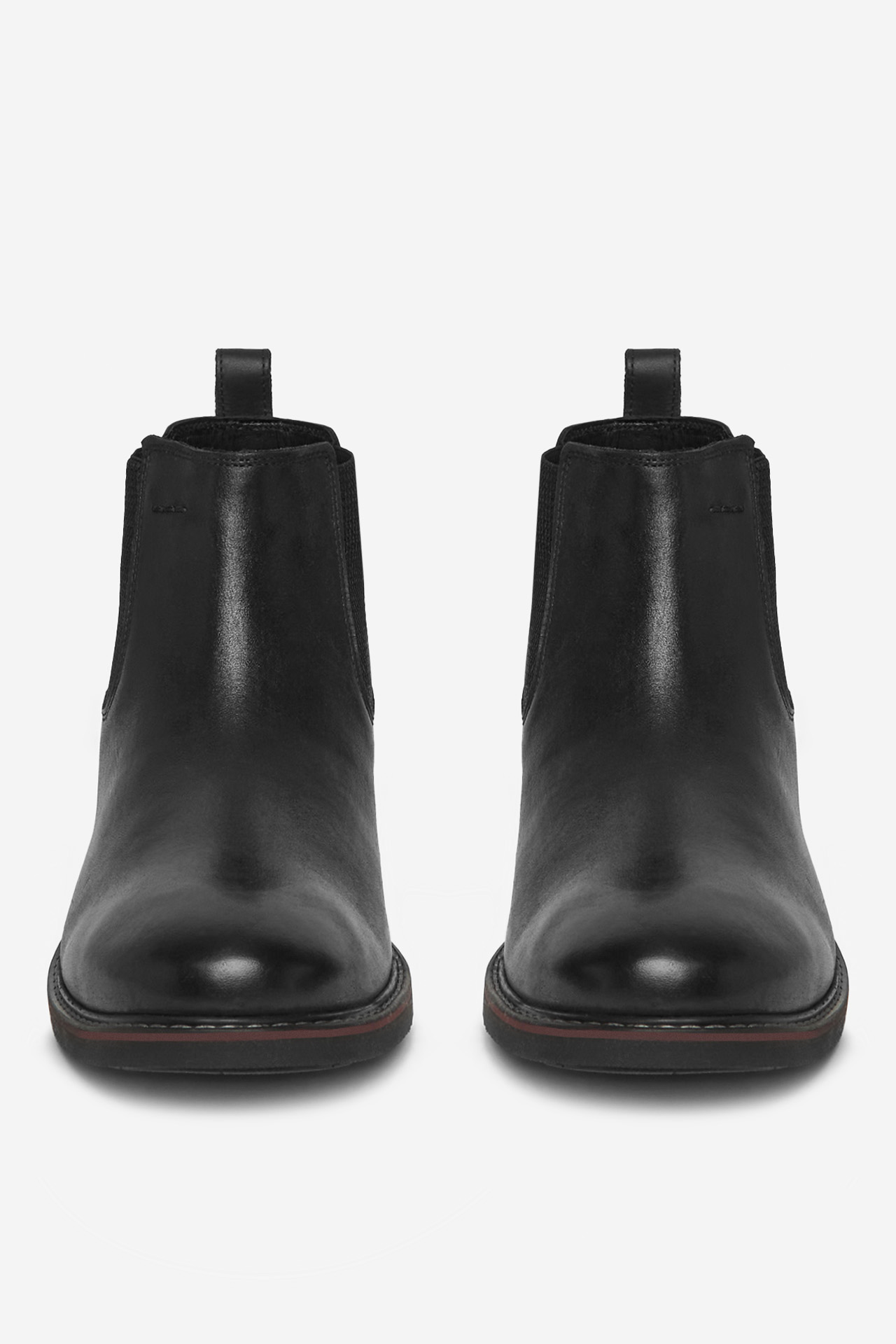 Kotníková obuv s elastickým prvkem Černá