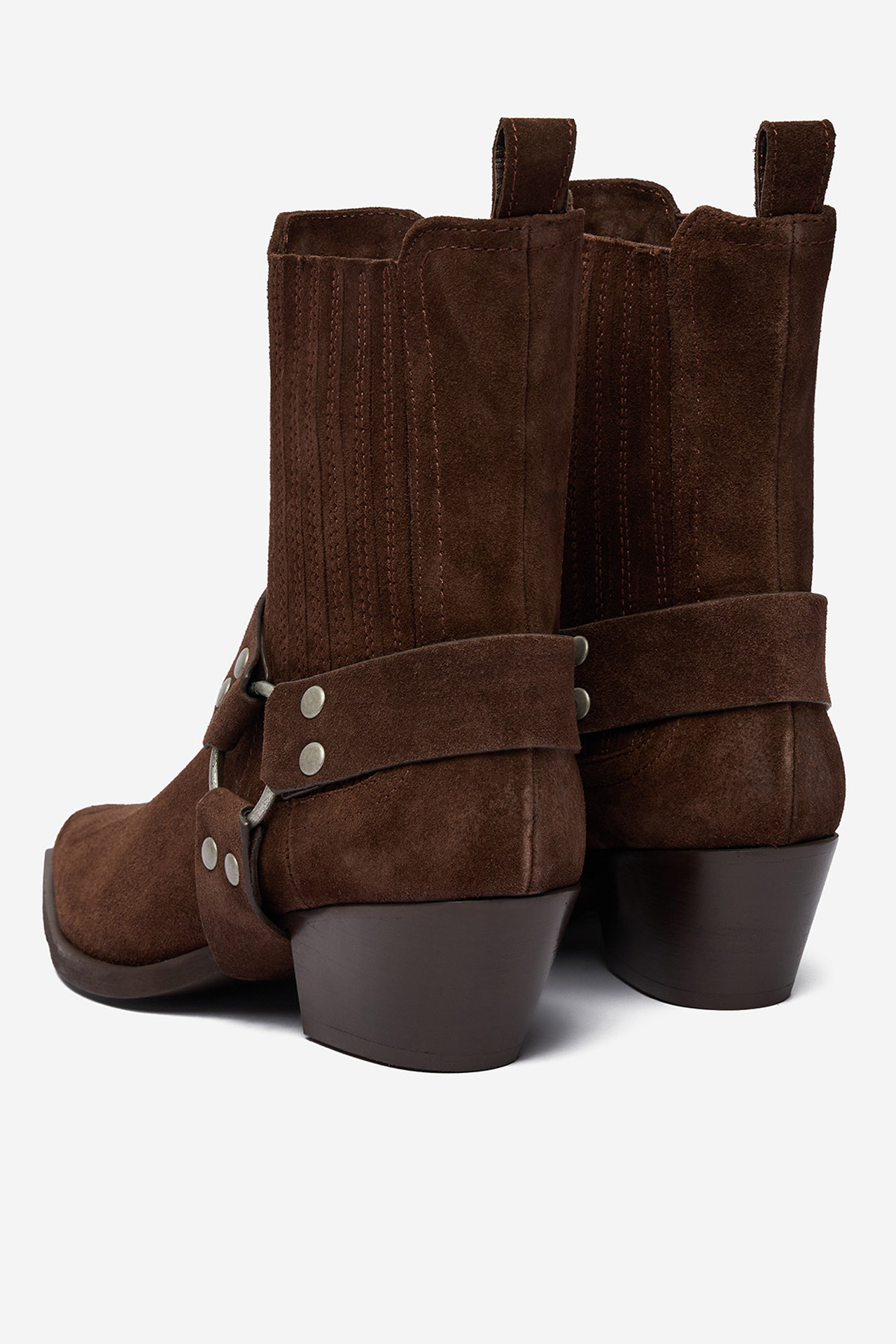 Kavbojski škornji Čokoladno rjava