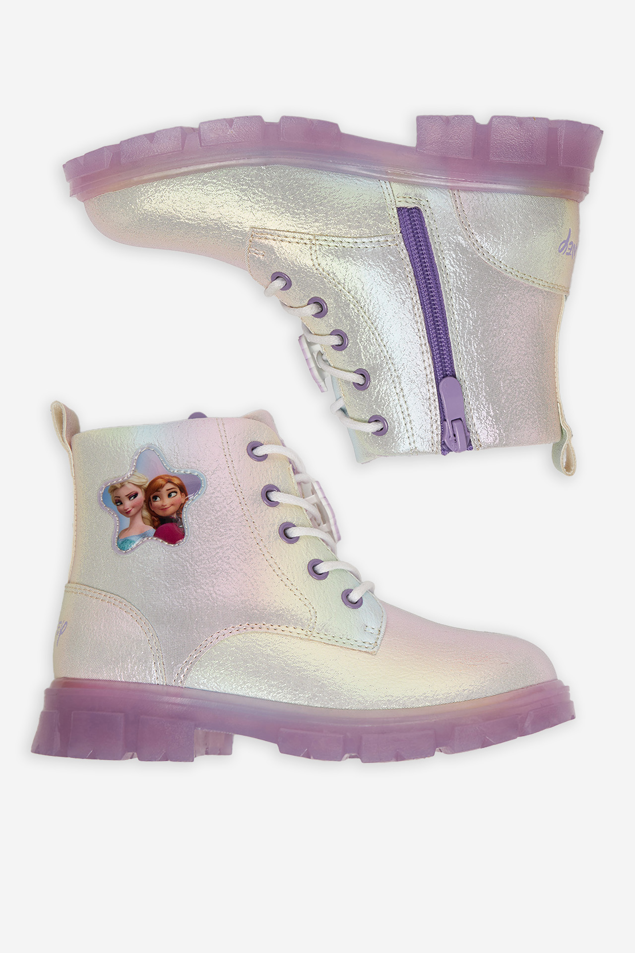 Kotníková obuv Světle fialová