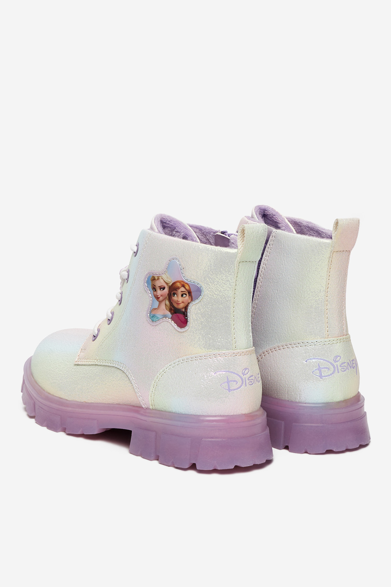 Kotníková obuv Světle fialová