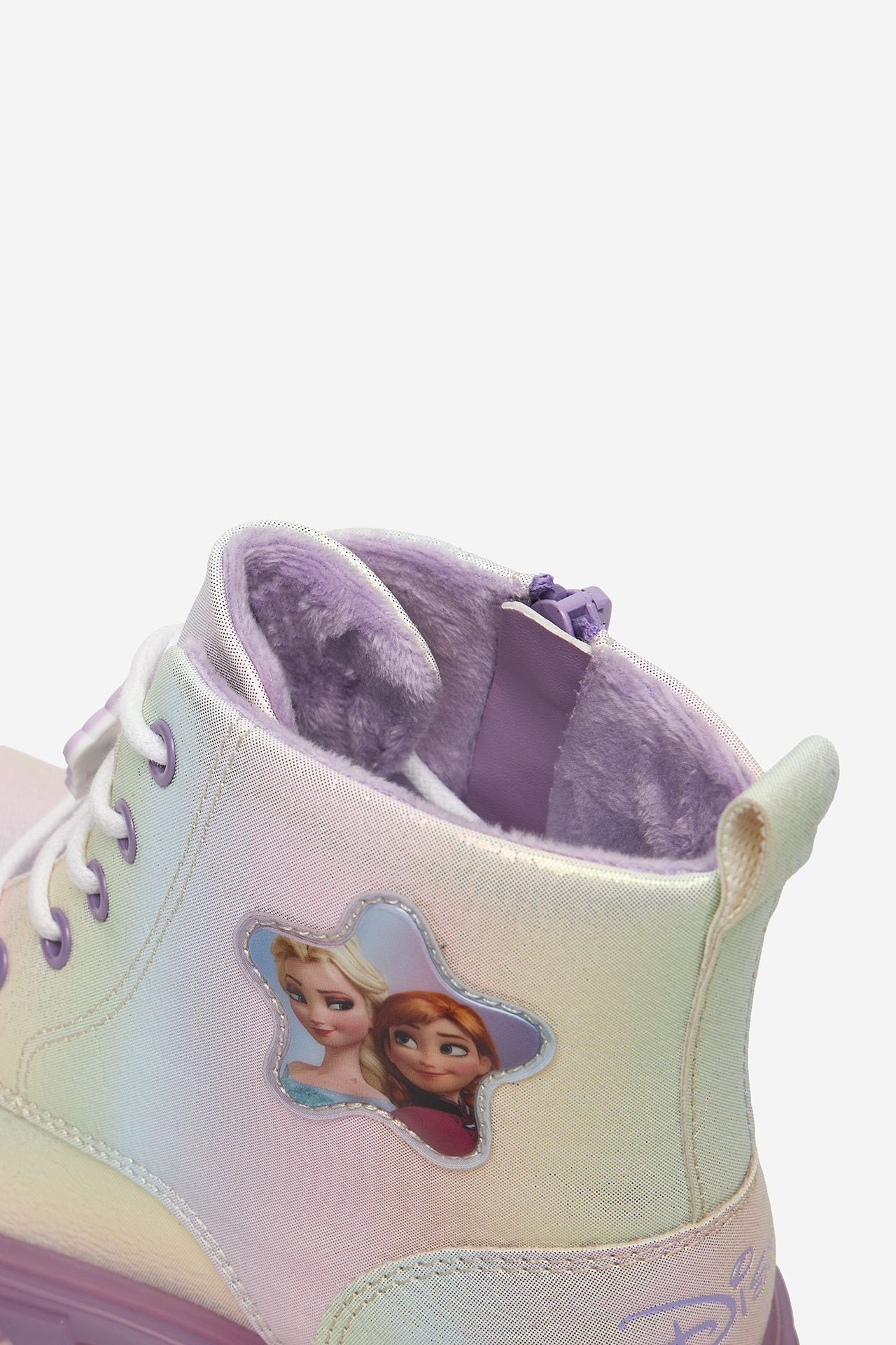 Kotníková obuv Světle fialová