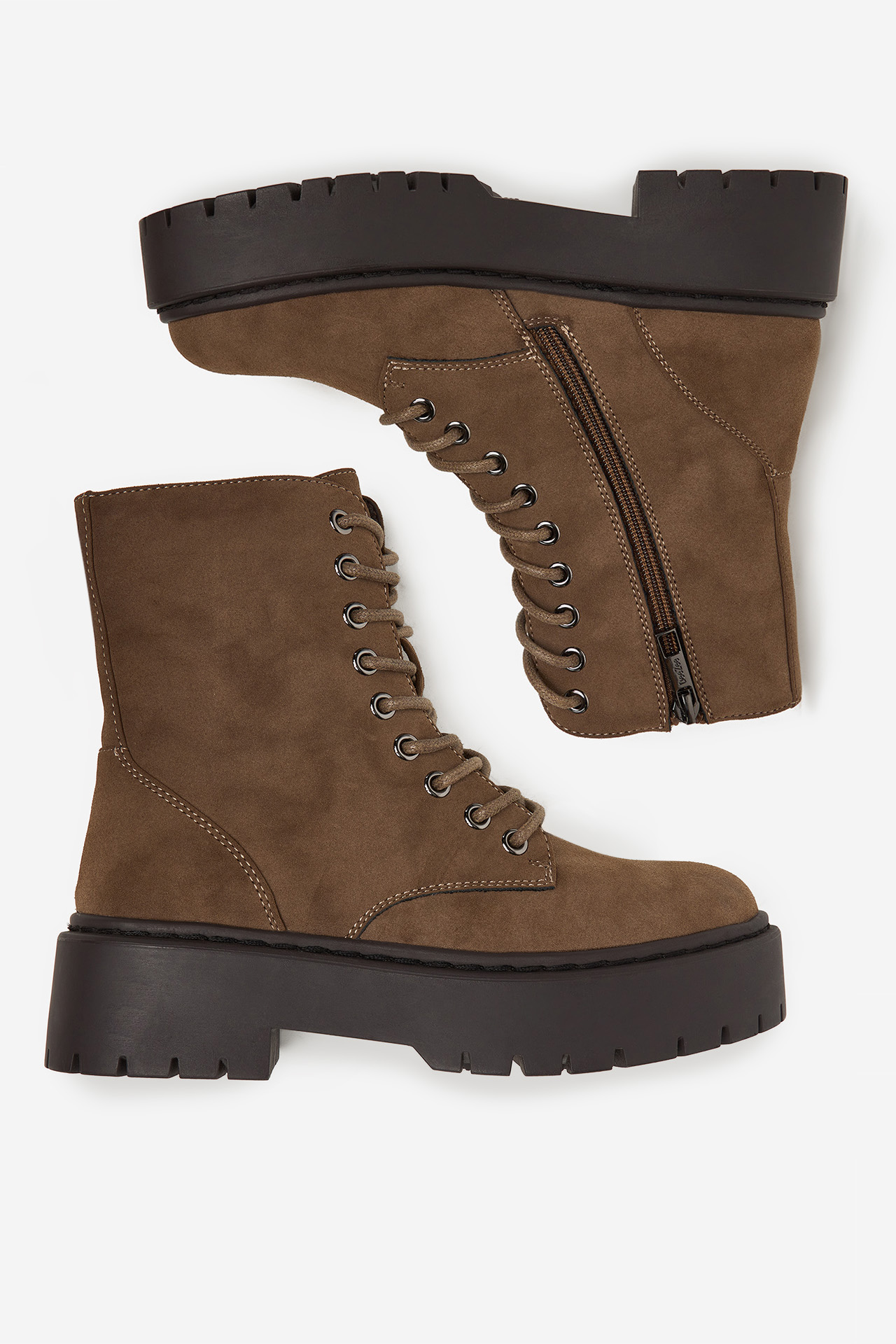 Kotníková obuv Hnědá