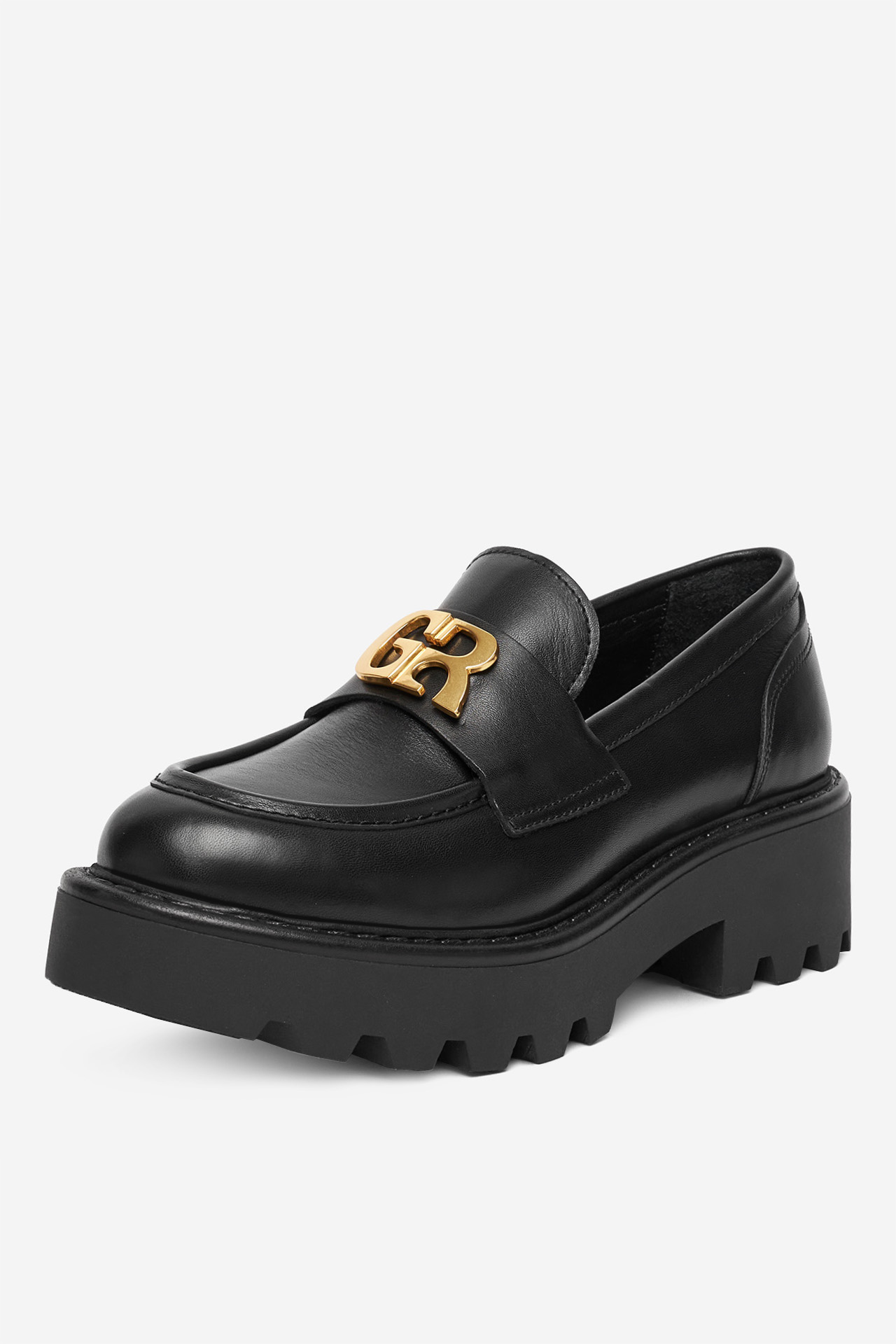 Loafersy Černá
