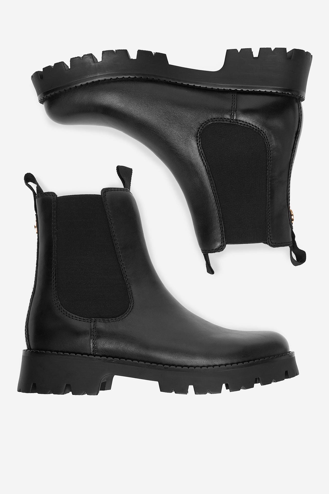 Gležnjarji chelsea Črna