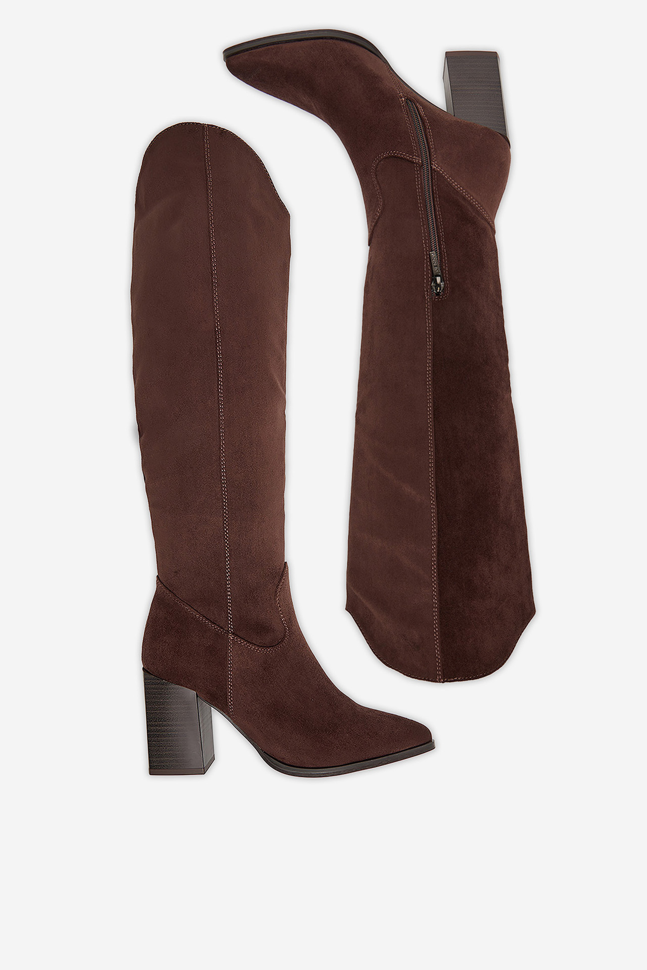 Kozačky Tmavě hnědá