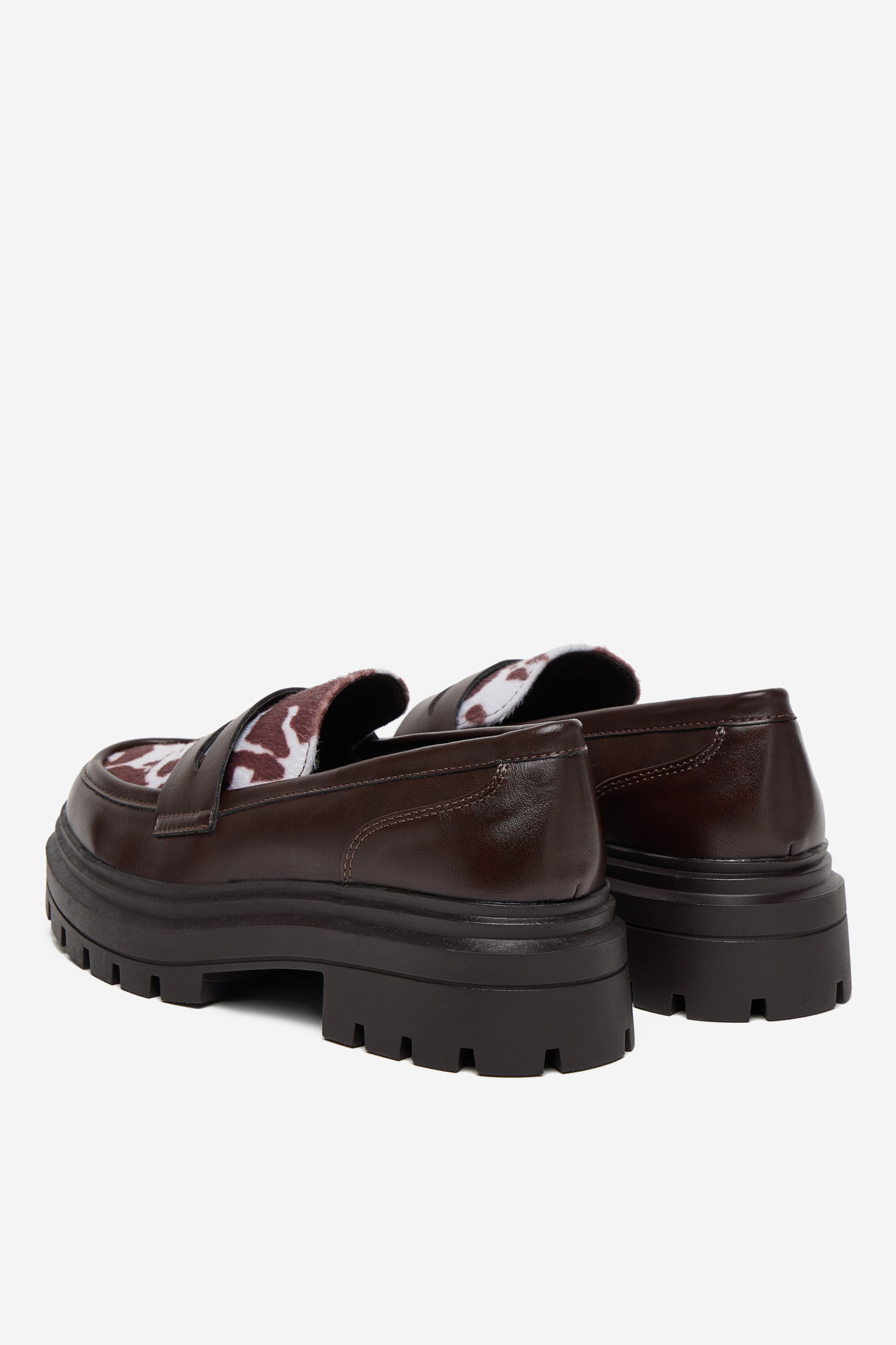 Loafersy Tmavě hnědá