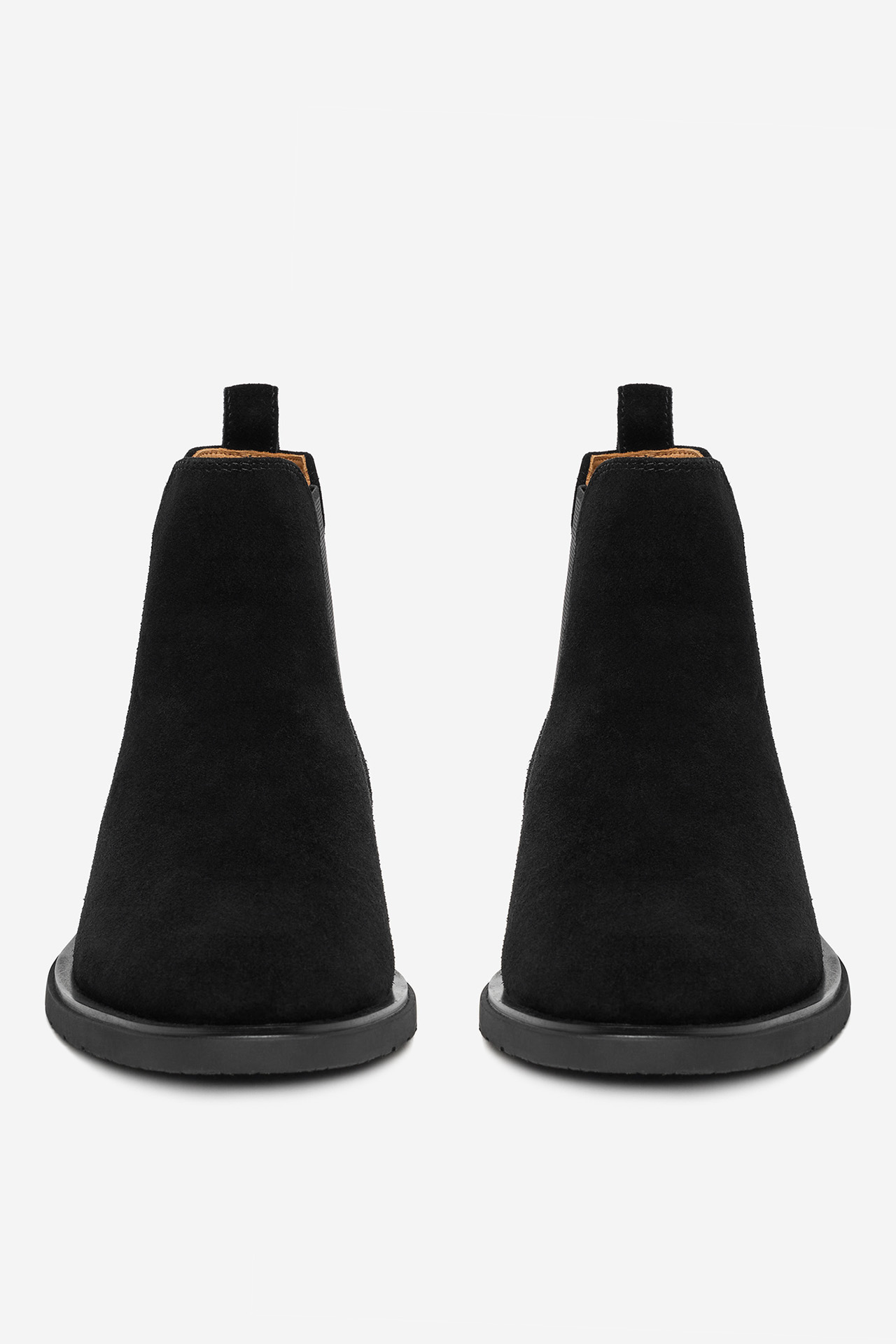 Kotníková obuv s elastickým prvkem Černá