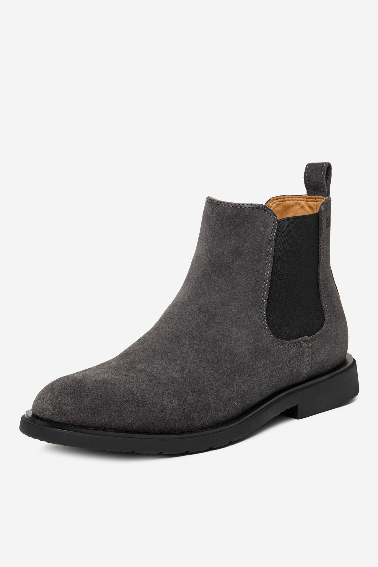 Kotníková obuv s elastickým prvkem Tmavě šedá