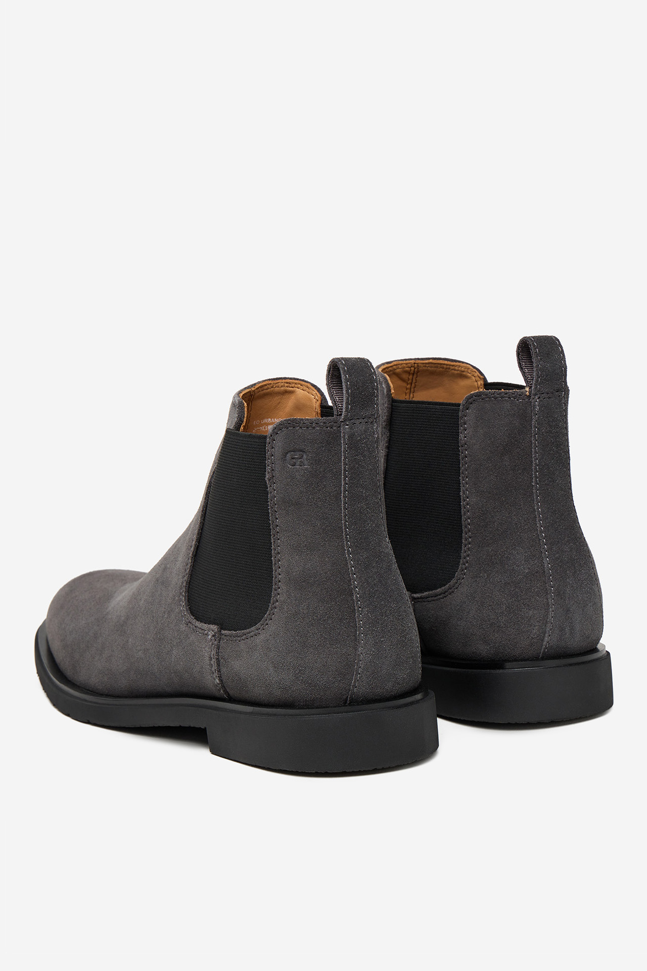 Kotníková obuv s elastickým prvkem Tmavě šedá