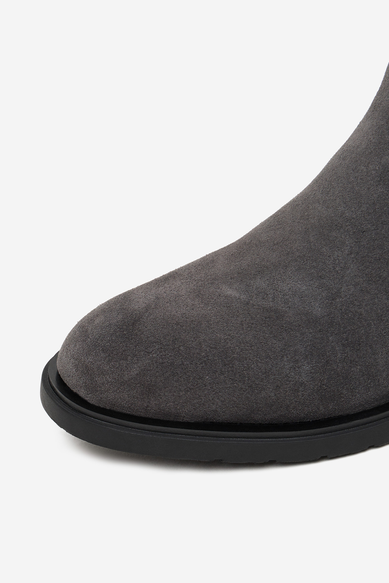 Kotníková obuv s elastickým prvkem Tmavě šedá