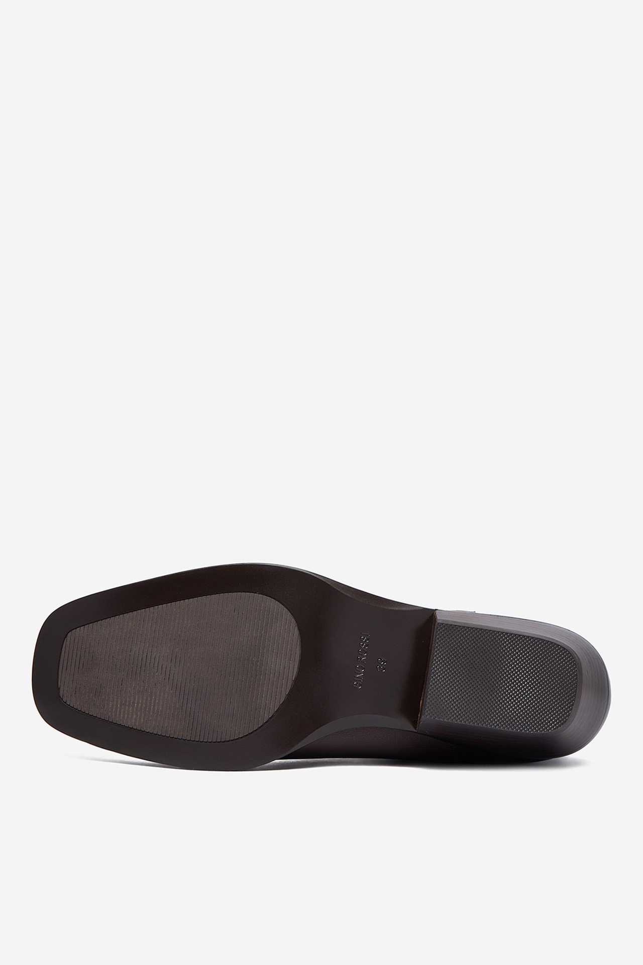 Kotníková obuv s elastickým prvkem Tmavě hnědá