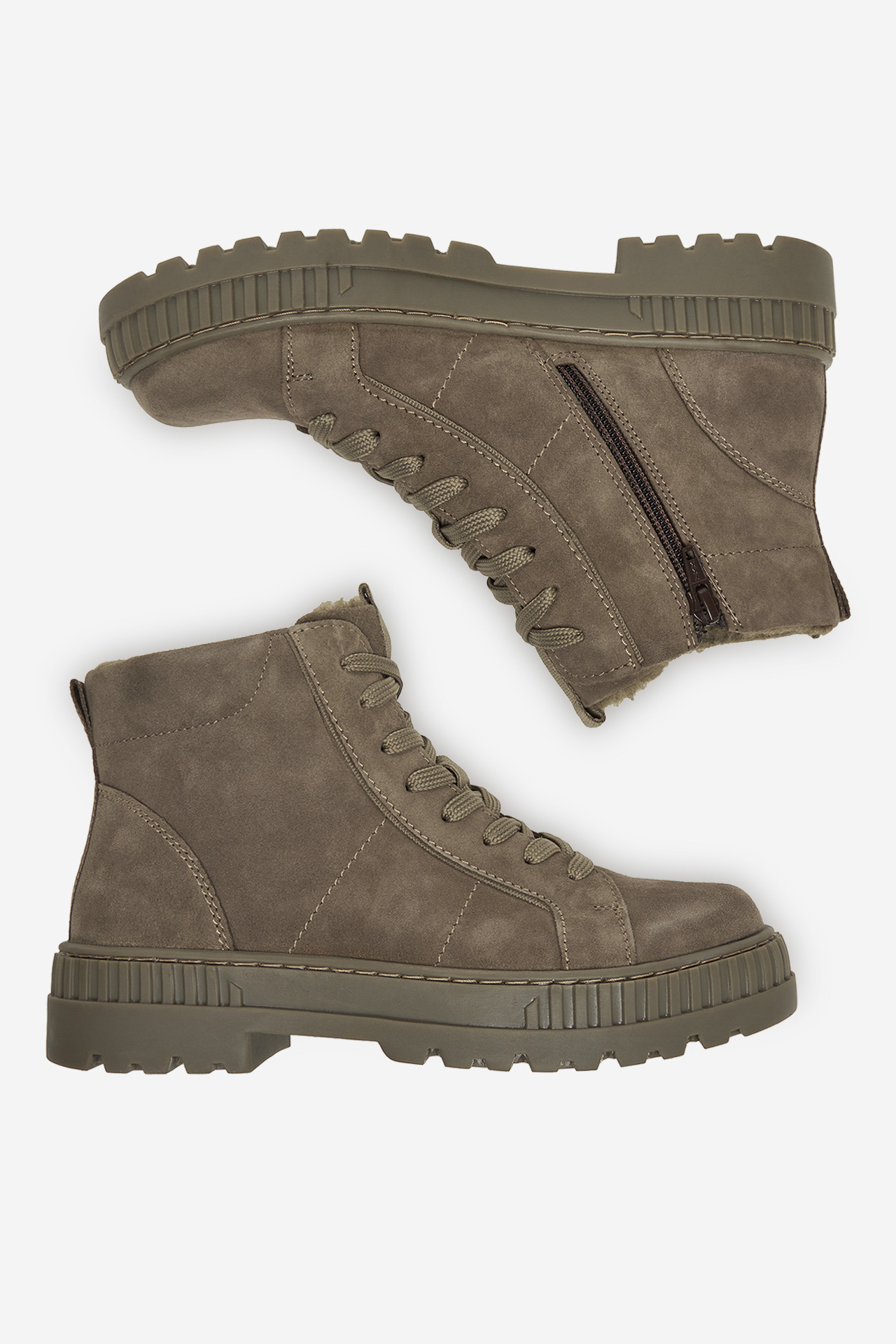 Kotníková obuv Hnědá